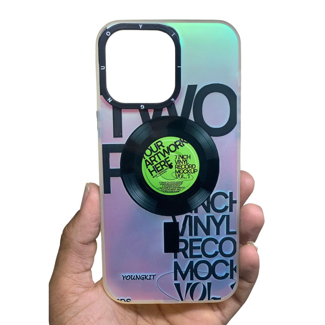 Vinyl Record-Themed Phone Case