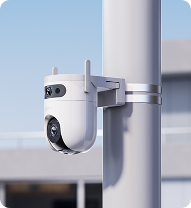 EZVIZ by Hikvision|H9C Dual-Lens(5MP+5MP) Pan & Tilt Wi-Fi Camera|Two-Way Talk|AI-Powered Human/Vehicle Detection|Active Defense with Siren and Strobe Light|Weatherproof Design|Upto 512GB Support