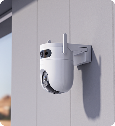 EZVIZ by Hikvision|H9C Dual-Lens(5MP+5MP) Pan & Tilt Wi-Fi Camera|Two-Way Talk|AI-Powered Human/Vehicle Detection|Active Defense with Siren and Strobe Light|Weatherproof Design|Upto 512GB Support