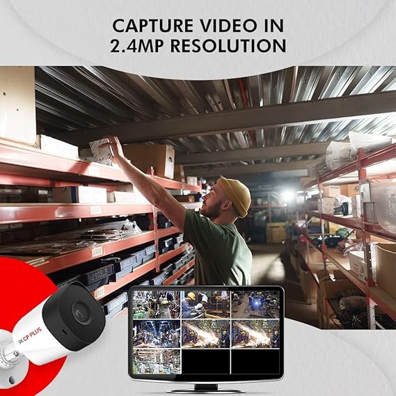 Package: 3 CP Plus Brand Camera Full Setup with Professional Installation