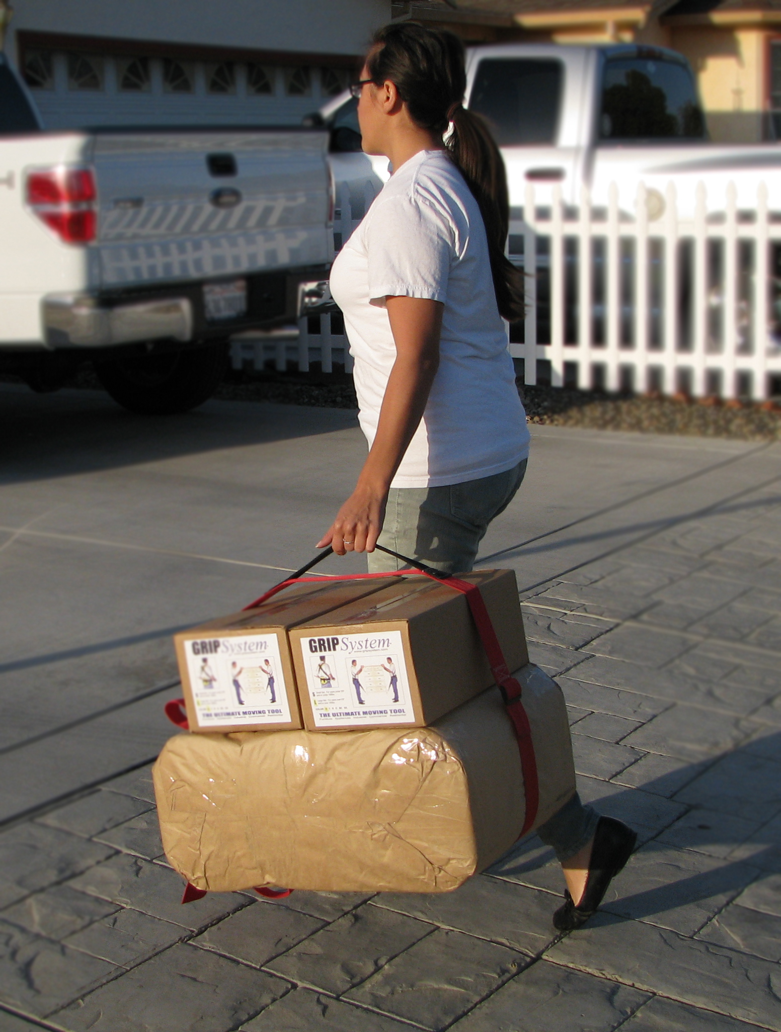 Grip Systems Moving Strap tote test Product