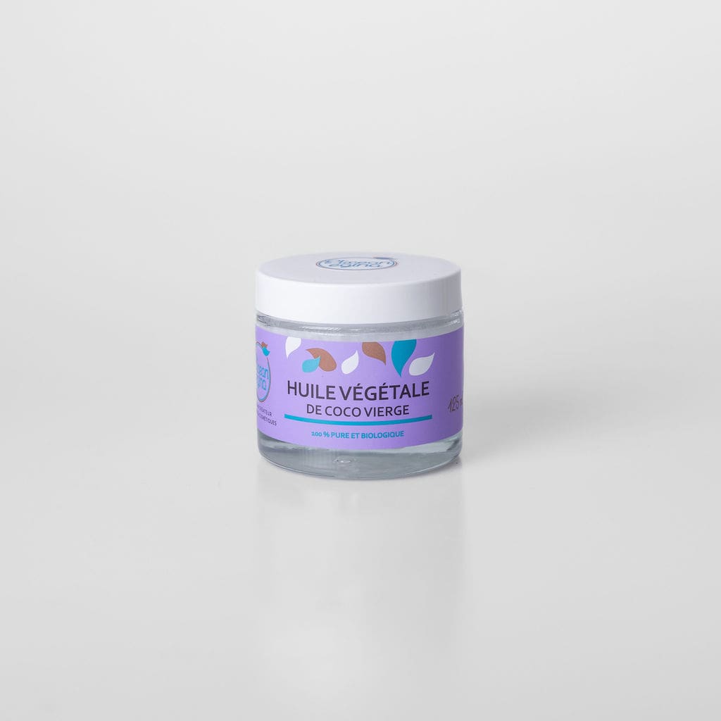Huile végétale de coco vierge BIO – 125 ml