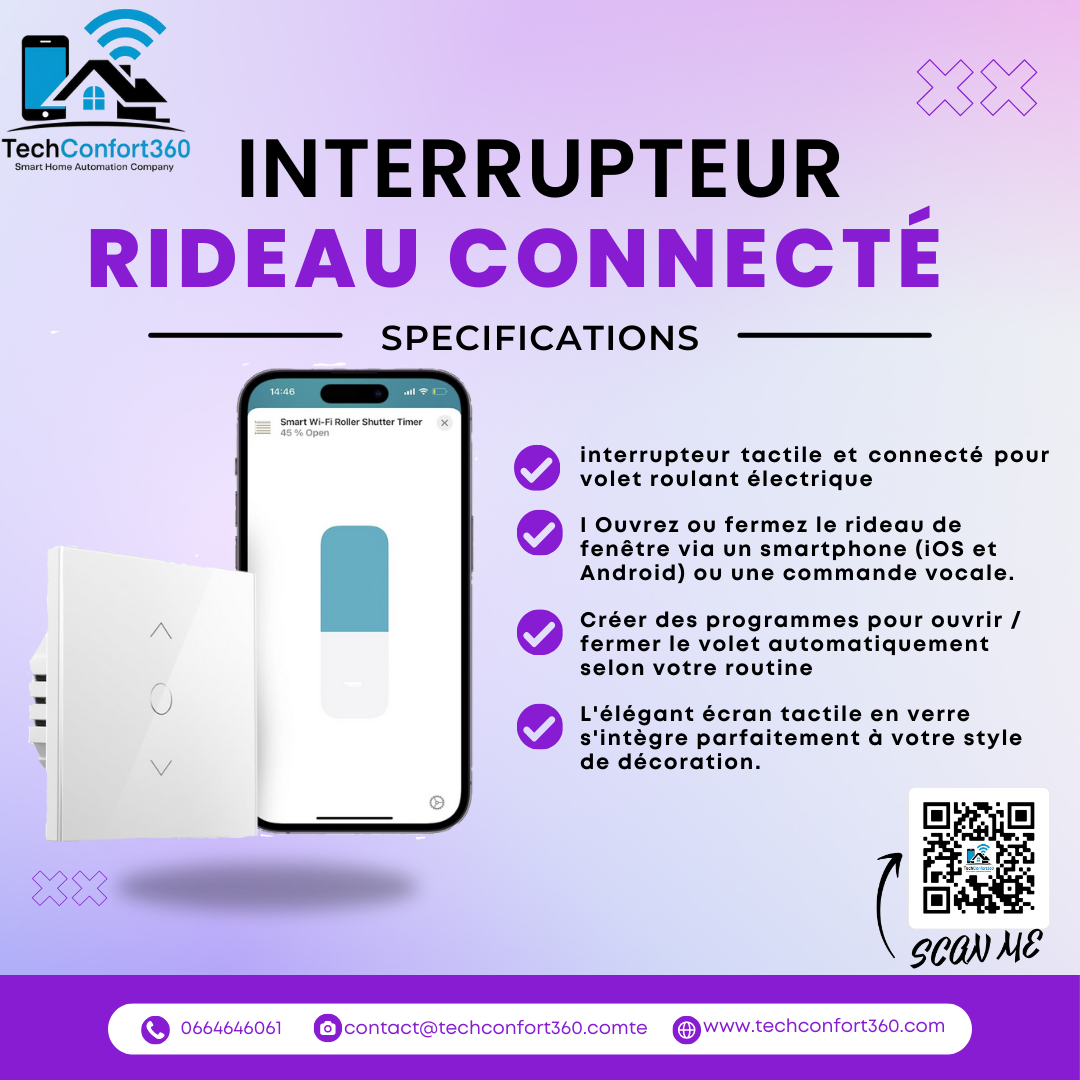 Interrupteur Rideau Connecté