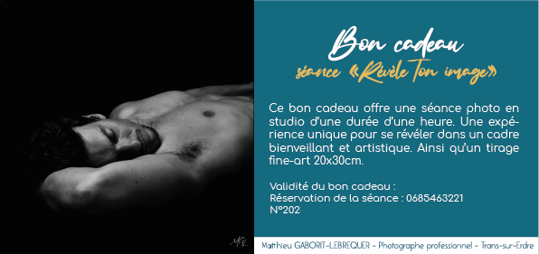 🎁 Bon cadeau – Séance “Révélez votre image” avec un tirage fine-art 20x30