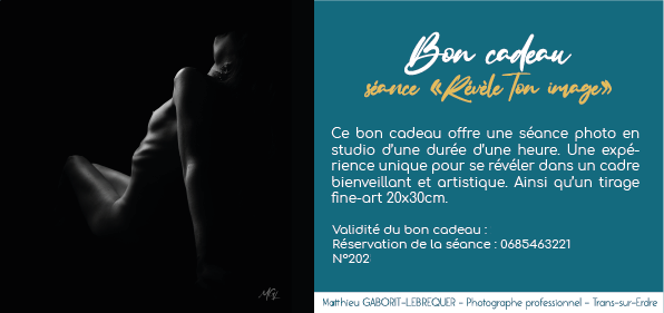 🎁 Bon cadeau – Séance “Révélez votre image” avec un tirage fine-art 20x30