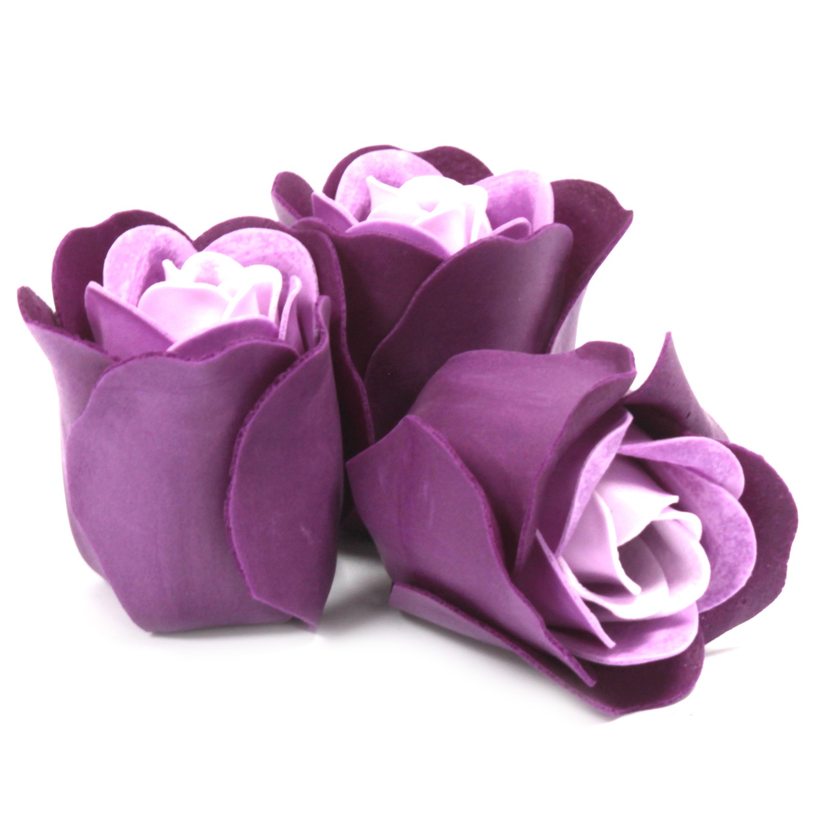 Set of 3 Soap Flower Heart Box