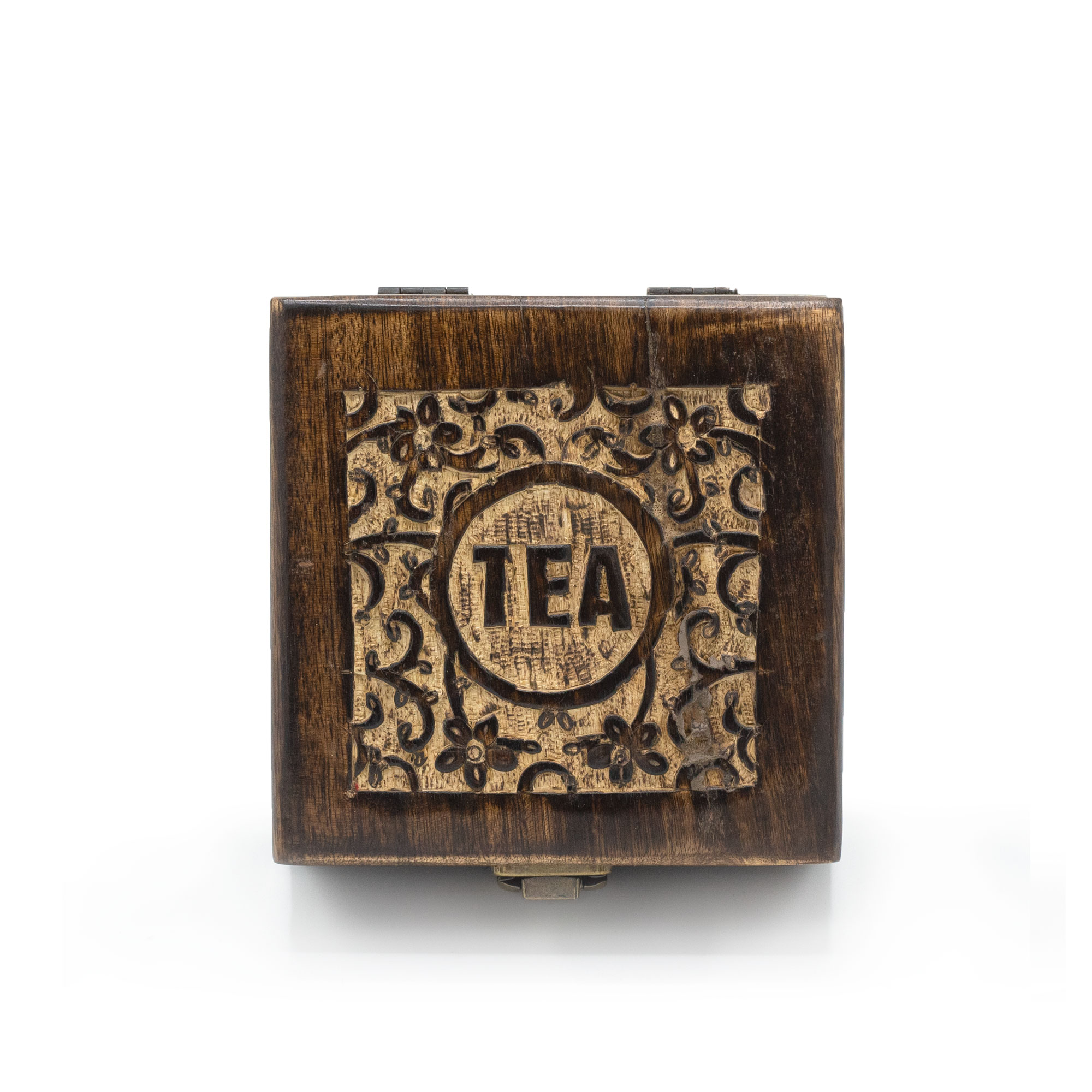 Tea Box with Vintage Floral 