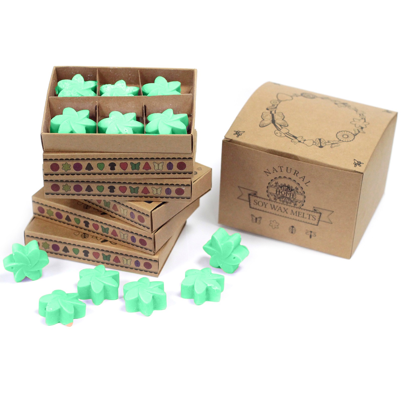 Aroma Box of 6 Wax Melts - Hidden Garden