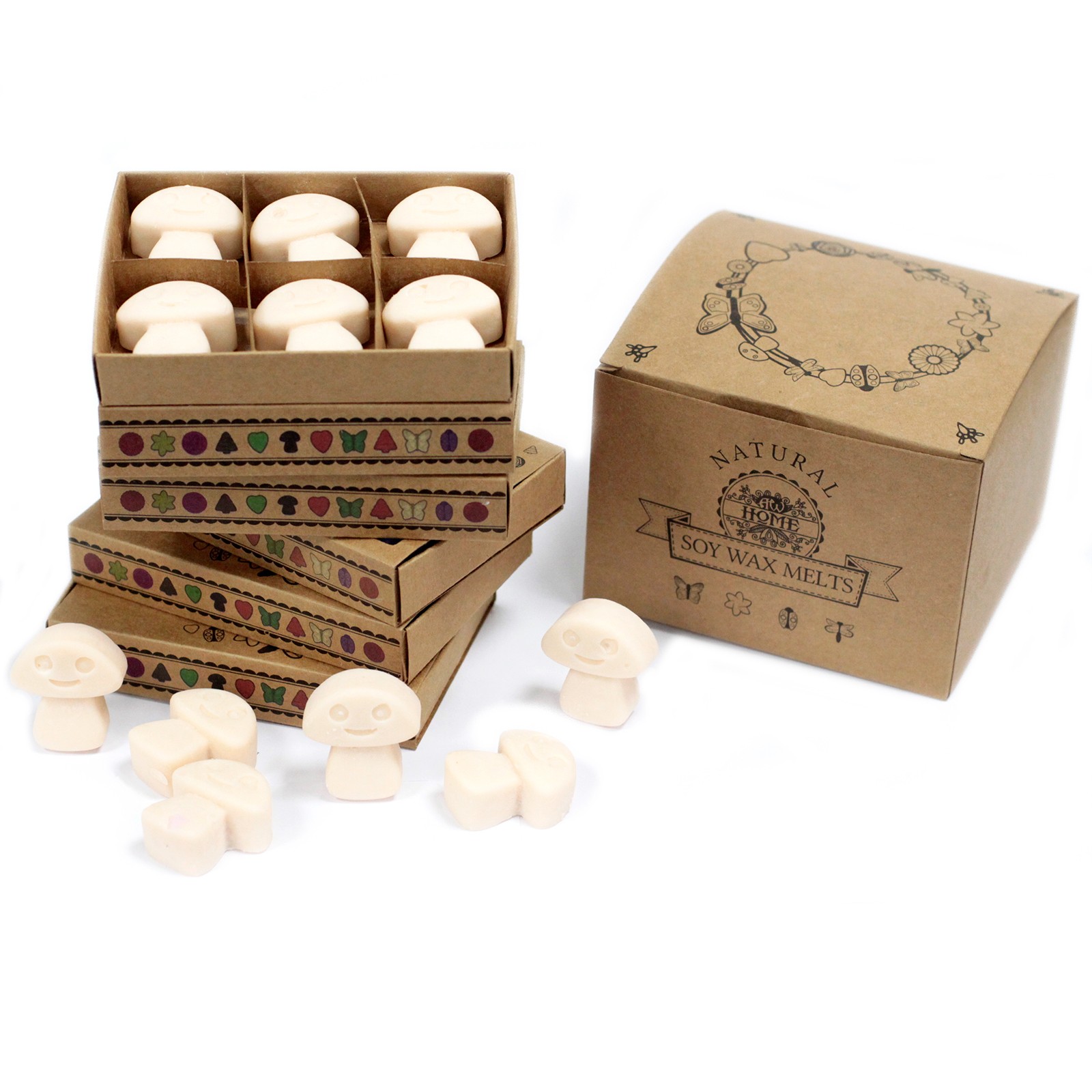 Aroma Box of 6 Wax Melts - Vanilla Nutmeg