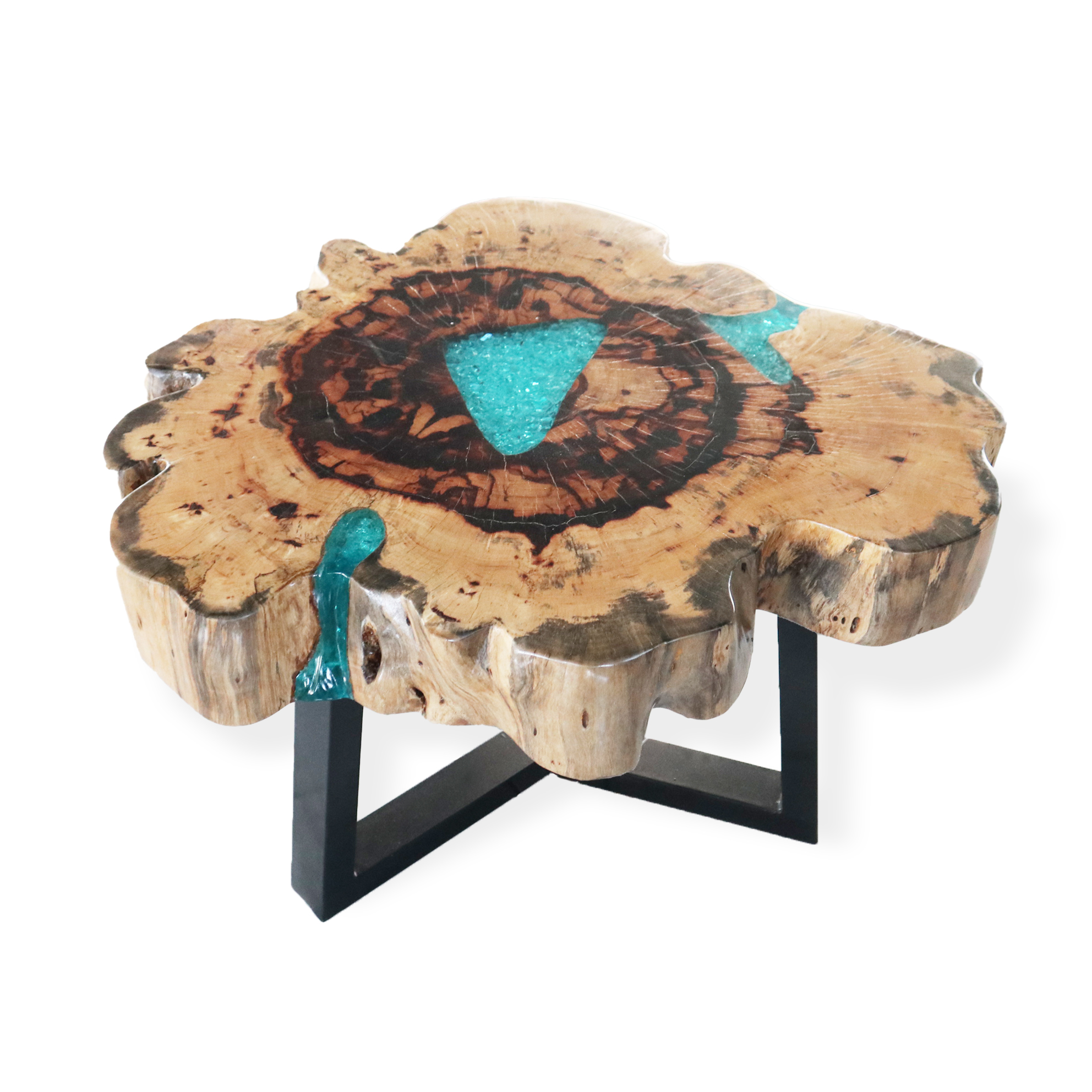 Tamarind and Resin Coffee Table