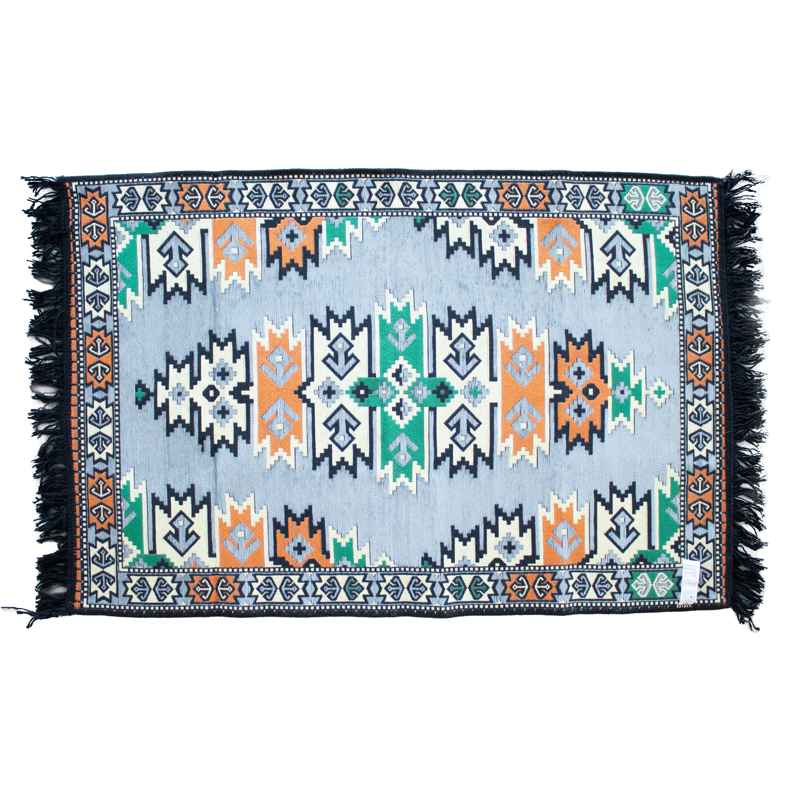 Kilim Rug 125x80 cm - Sky Blue: A Touch of Elegance