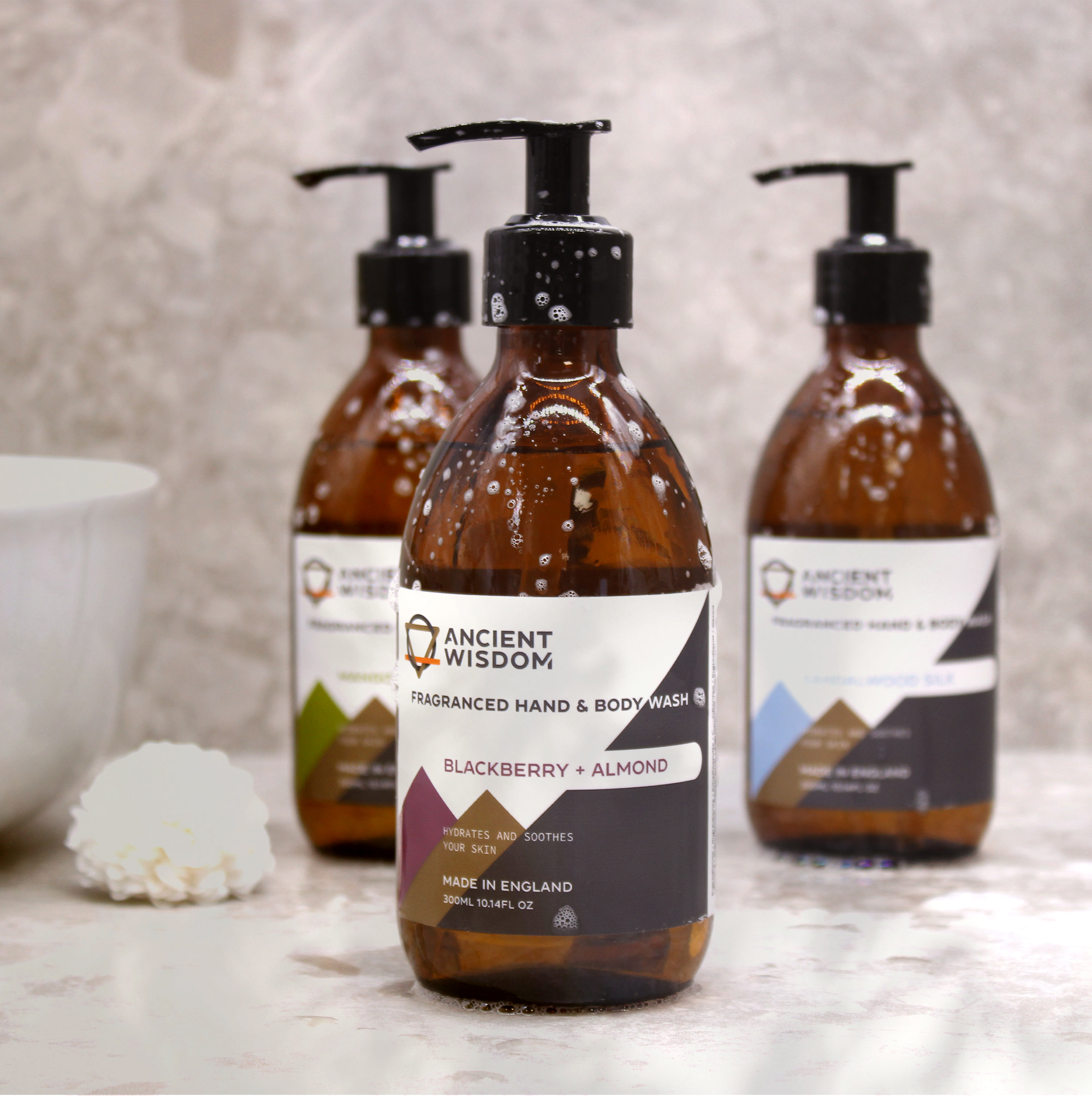 Blackberry & Almond Hand & Body Wash 300ml