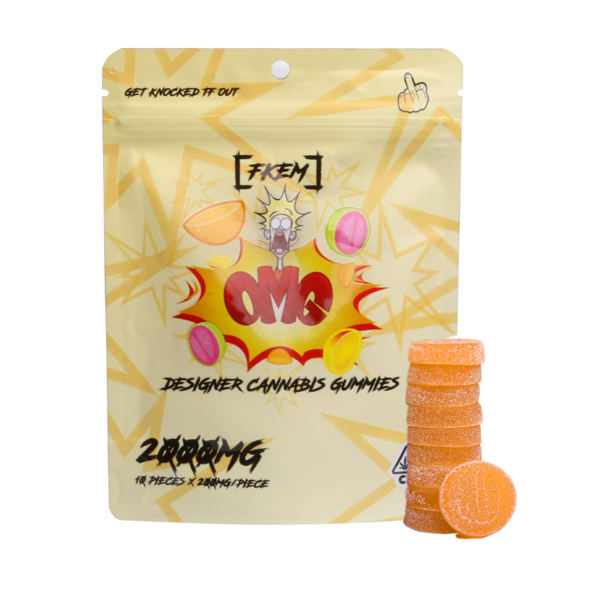 FKEM - Gummy Candy Bag - 2000mg - OMG