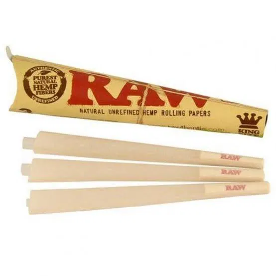 RAW Classic King Size Prerolled Cones