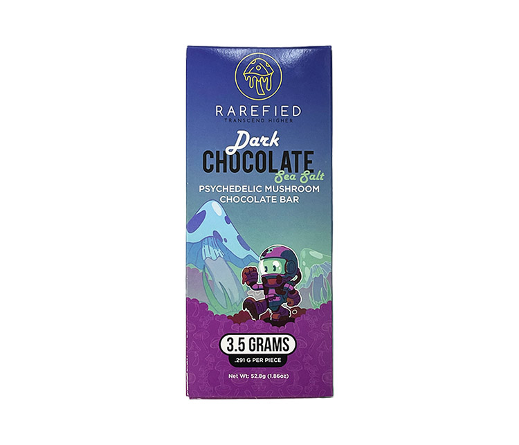 Rarefied - Mushroom Chocolate - Dark Chocolate Sea Salt - 3.5 Grams