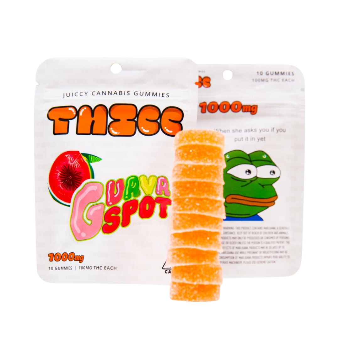 Thicc - Juiccy Cannabis Gummies - Guava Spot - 1000MG