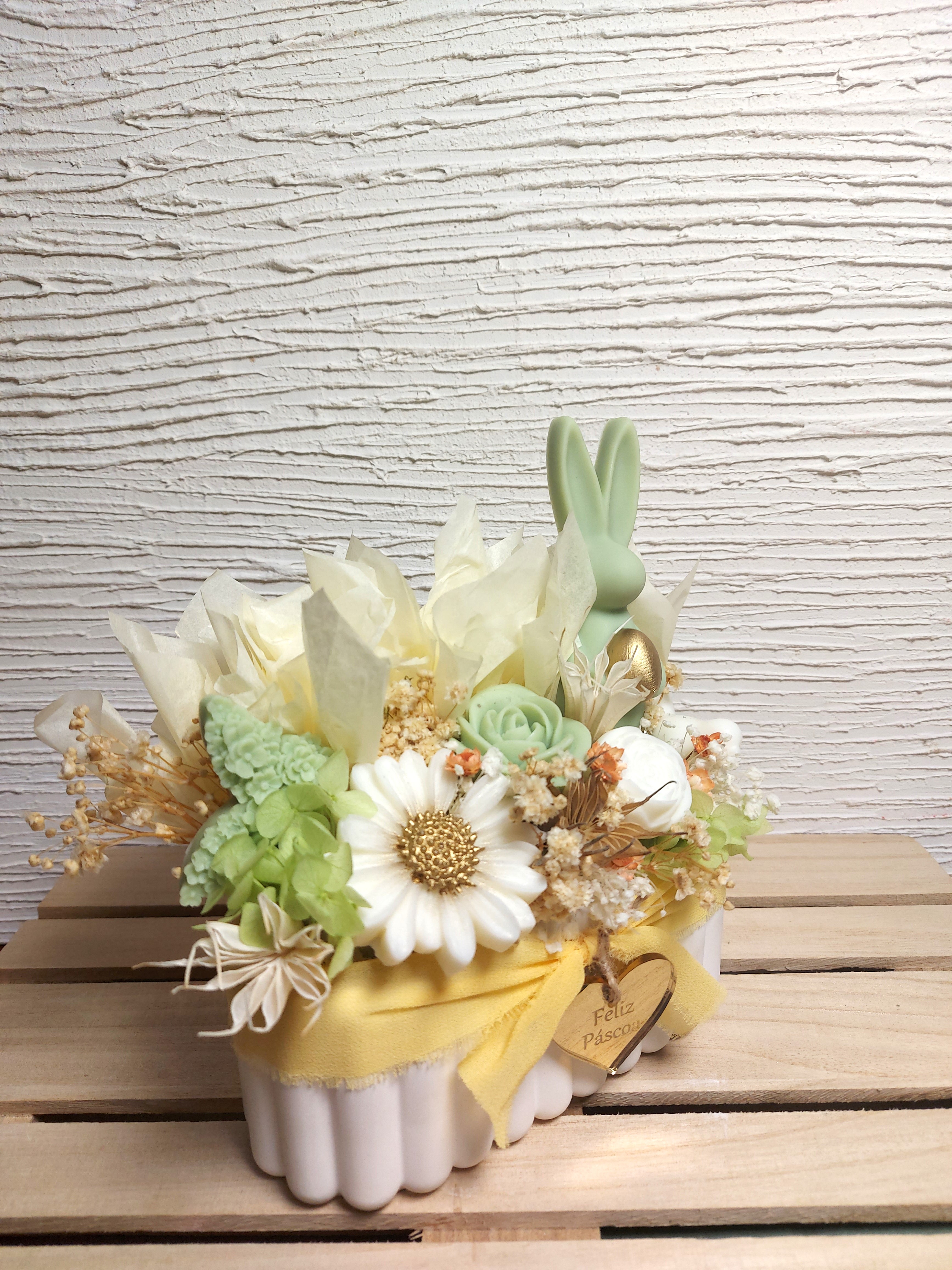 Cesto da Páscoa - Verde