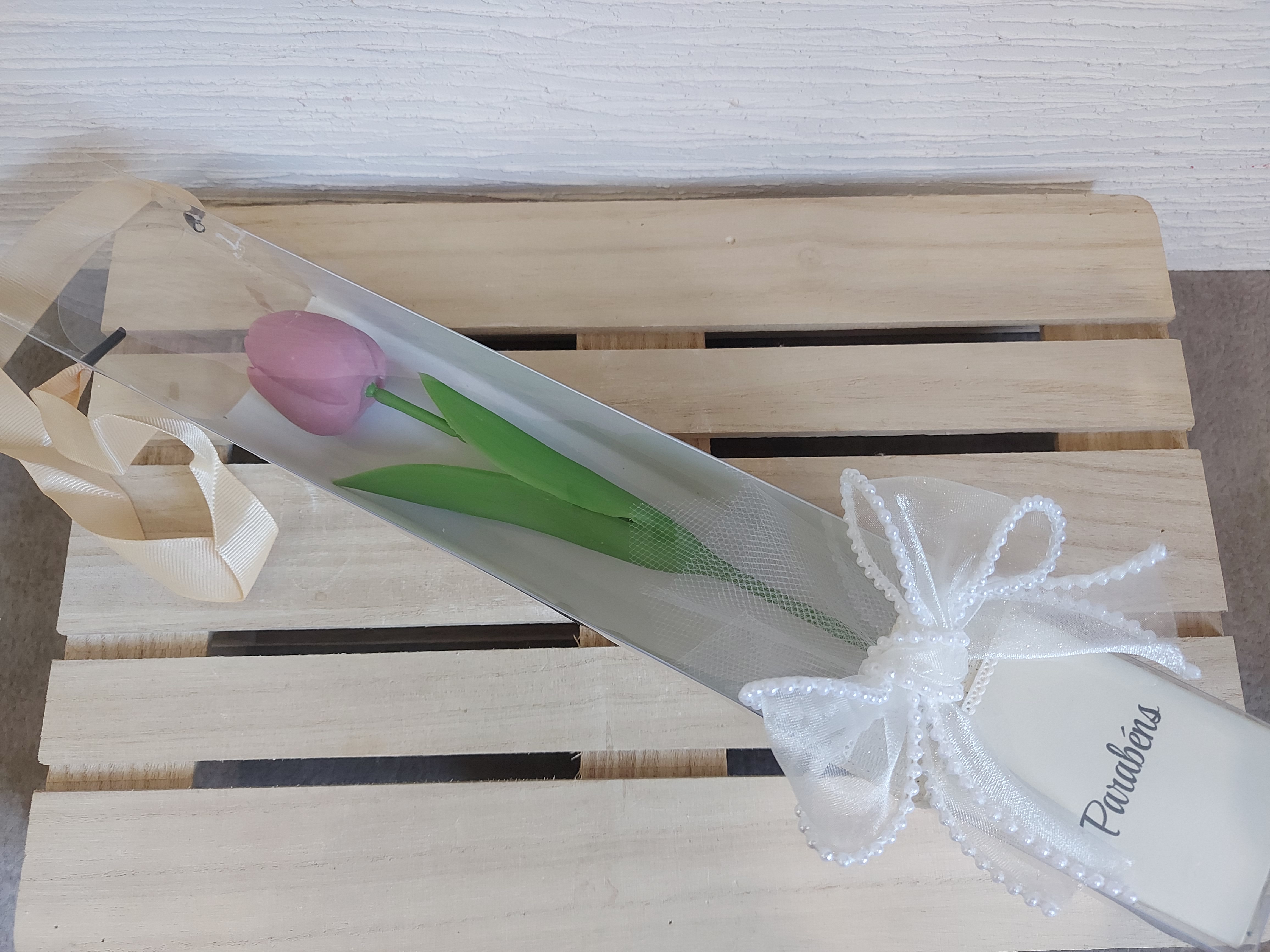 Tulipa em saco de alça