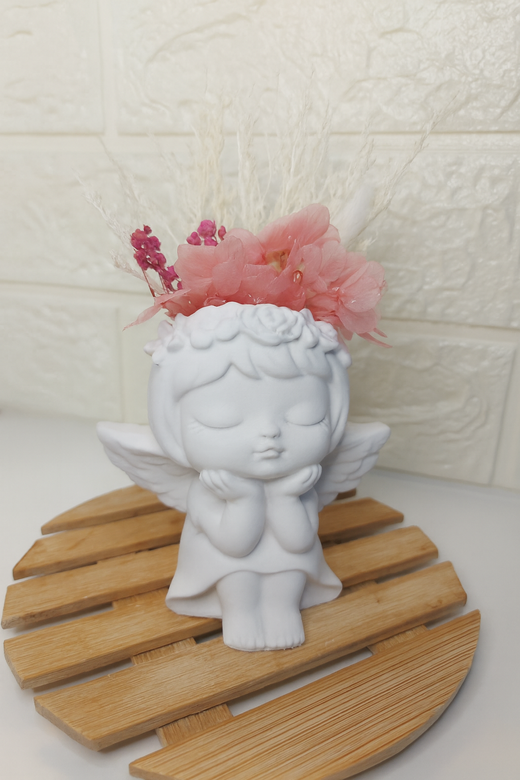 Anjo Fofa "Inocente" em gesso perfumado