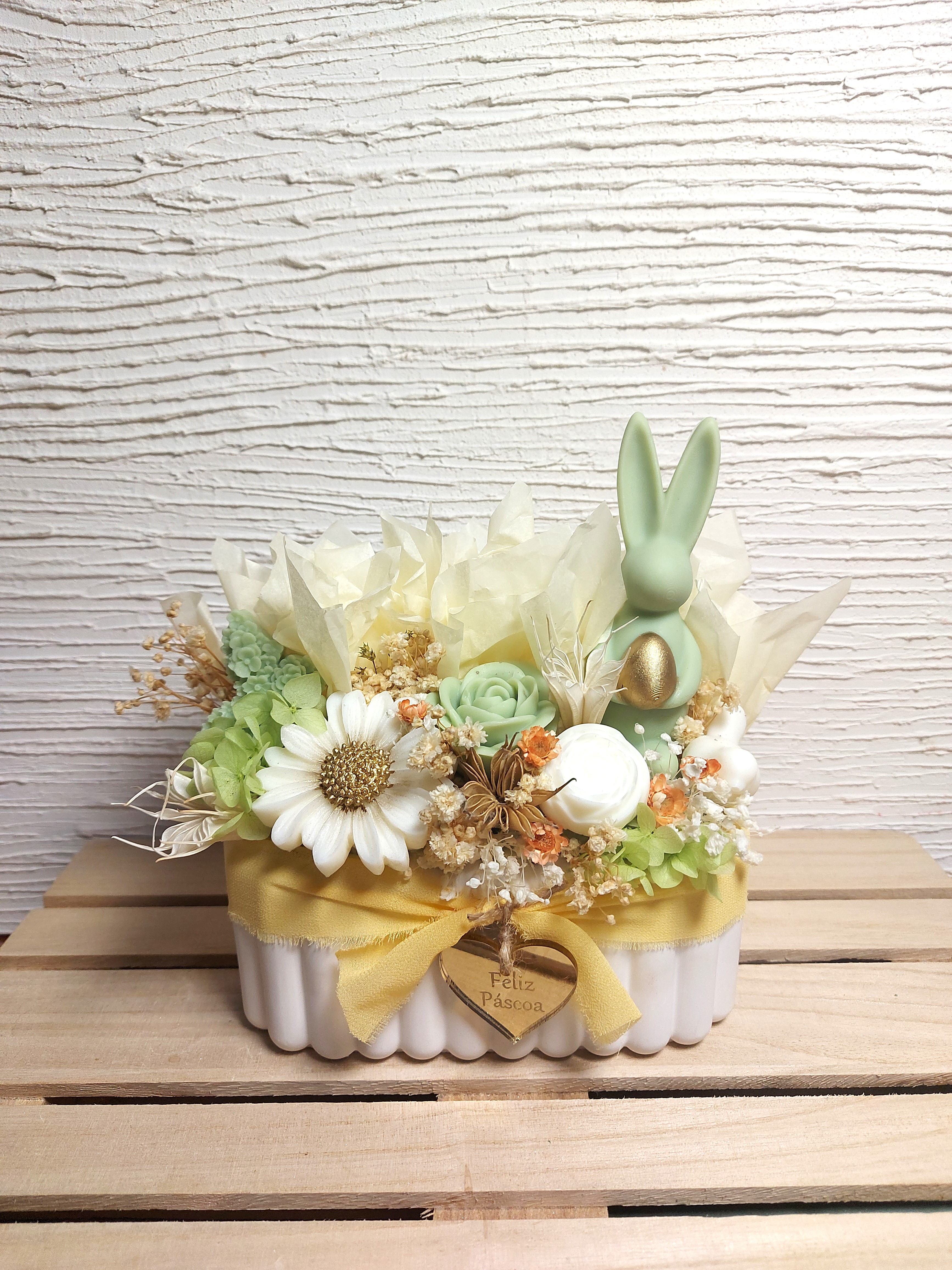 Cesto da Páscoa - Verde