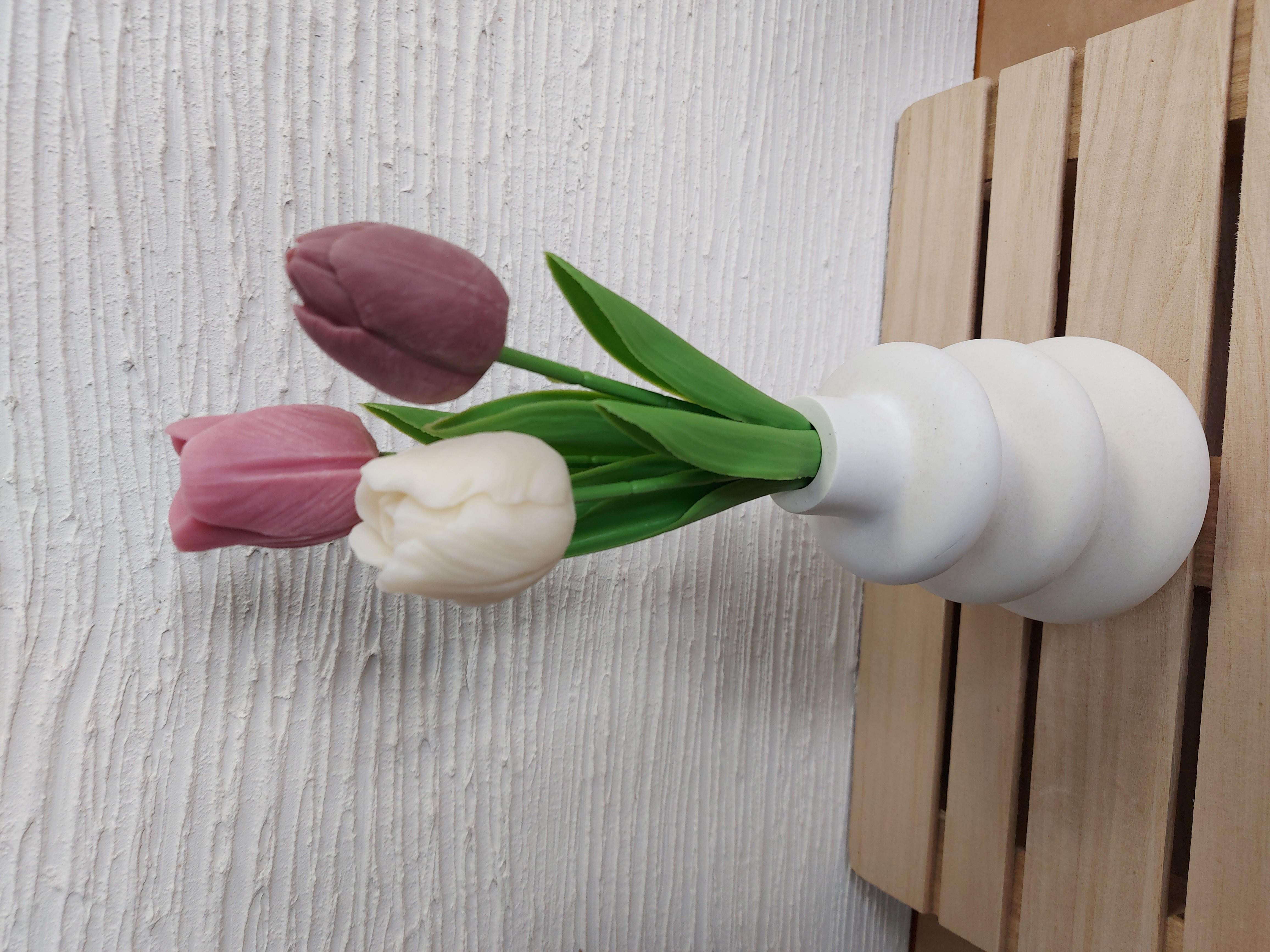 Vaso espiral com ou sem flores