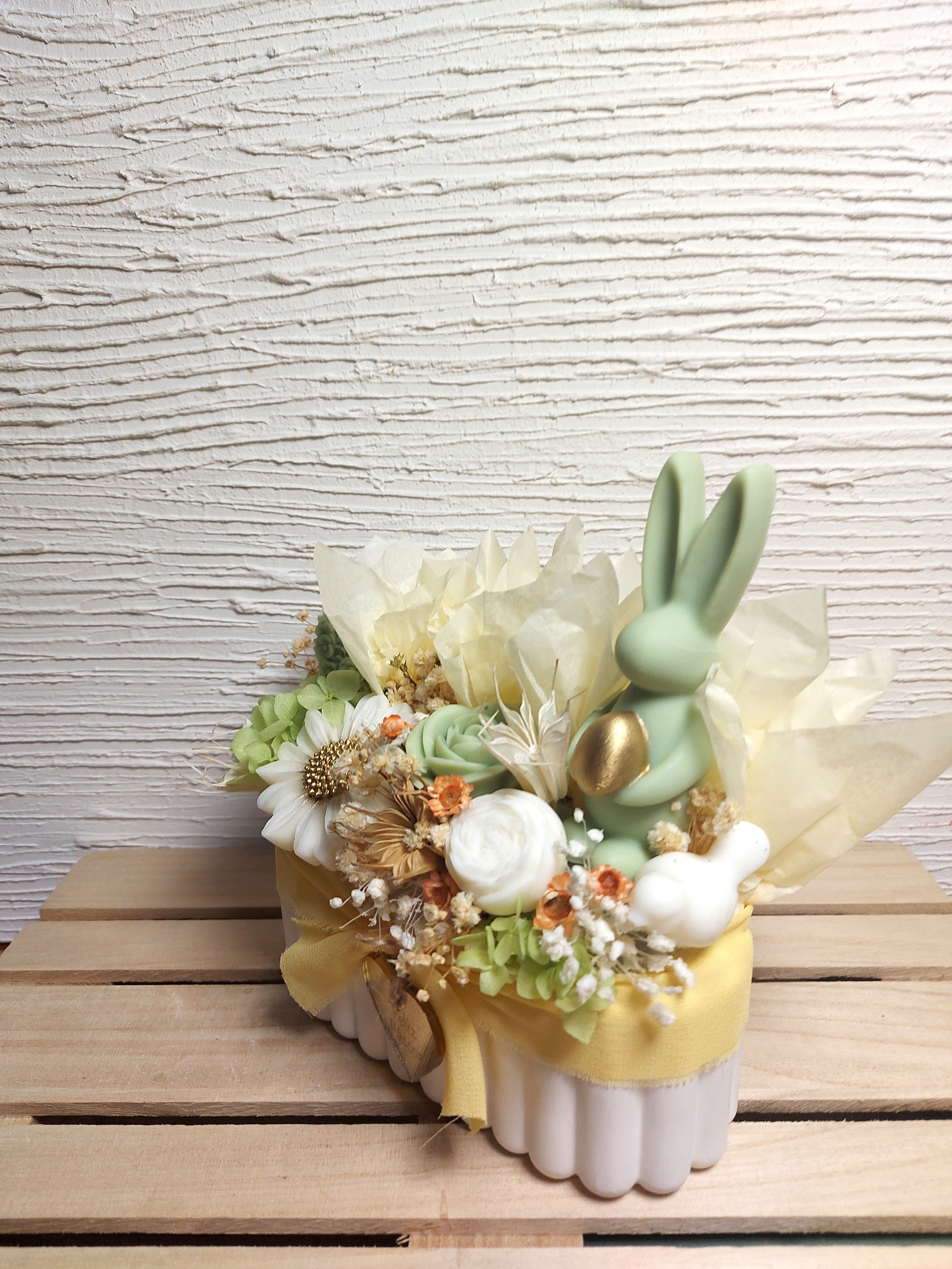 Cesto da Páscoa - Verde