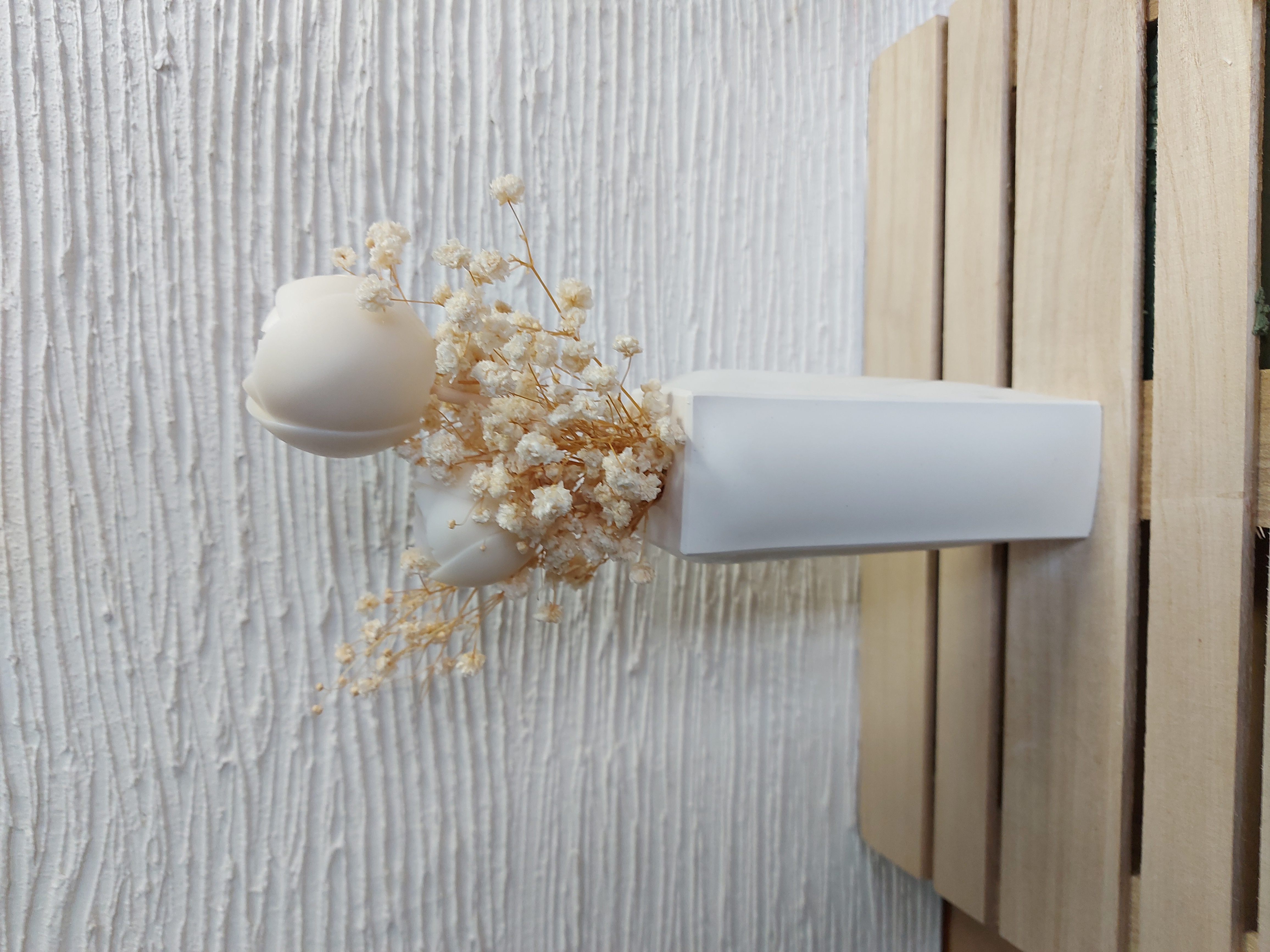 Vaso estreito com ou sem flores