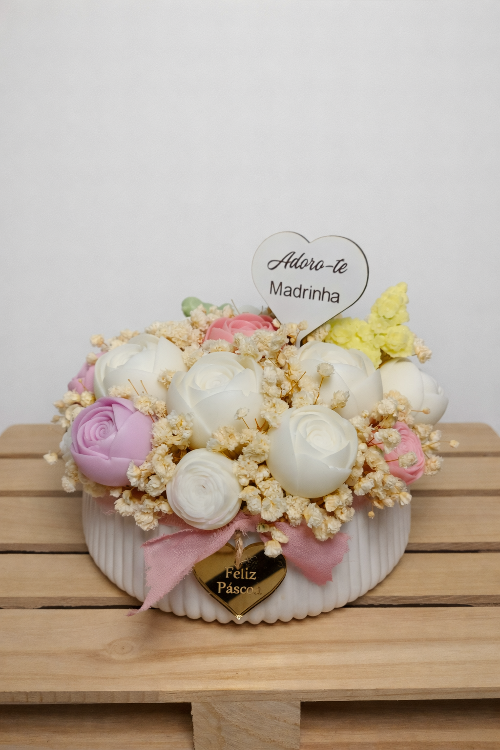 Bouquet Feliz páscoa - cores mimosas