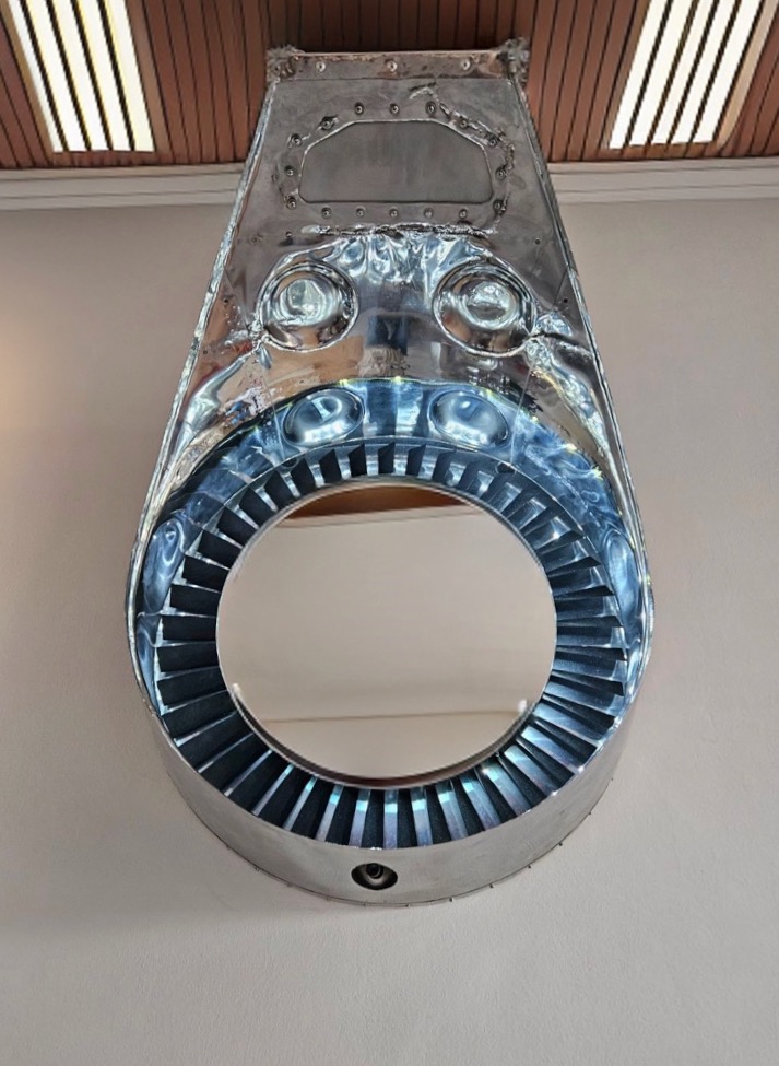 Jetfighter Fiat G.91 Exhaust Cone Aviation Mirror