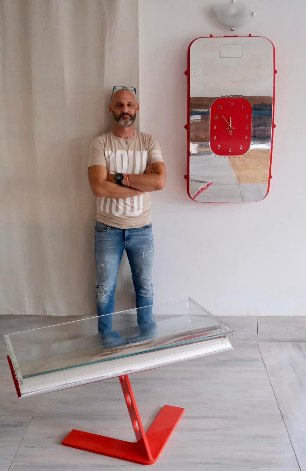 CRJ 200 Aircraft Exit Door Clock