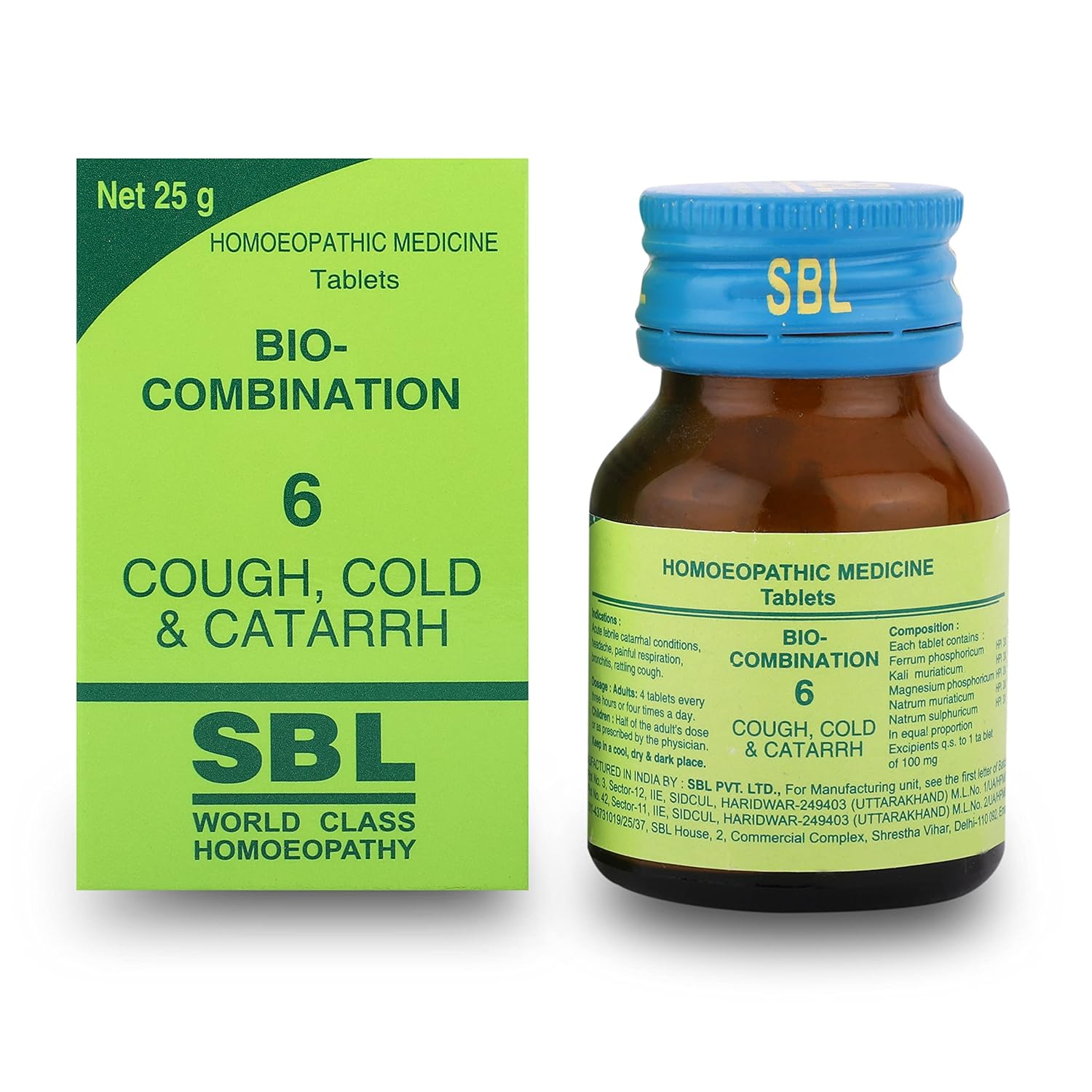 SBL Bio-Combination 6 Tablets