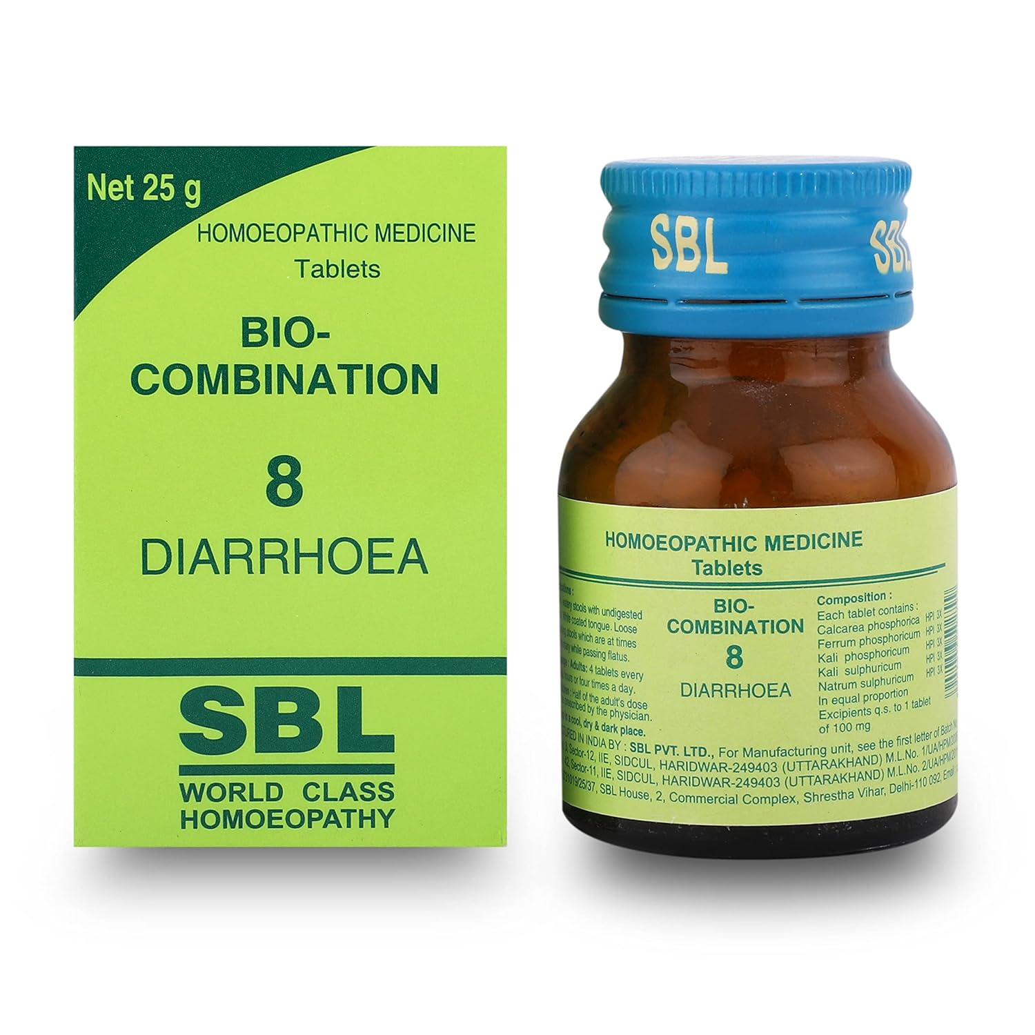 Bio-Combination 8 Diarrhoea Tablets
