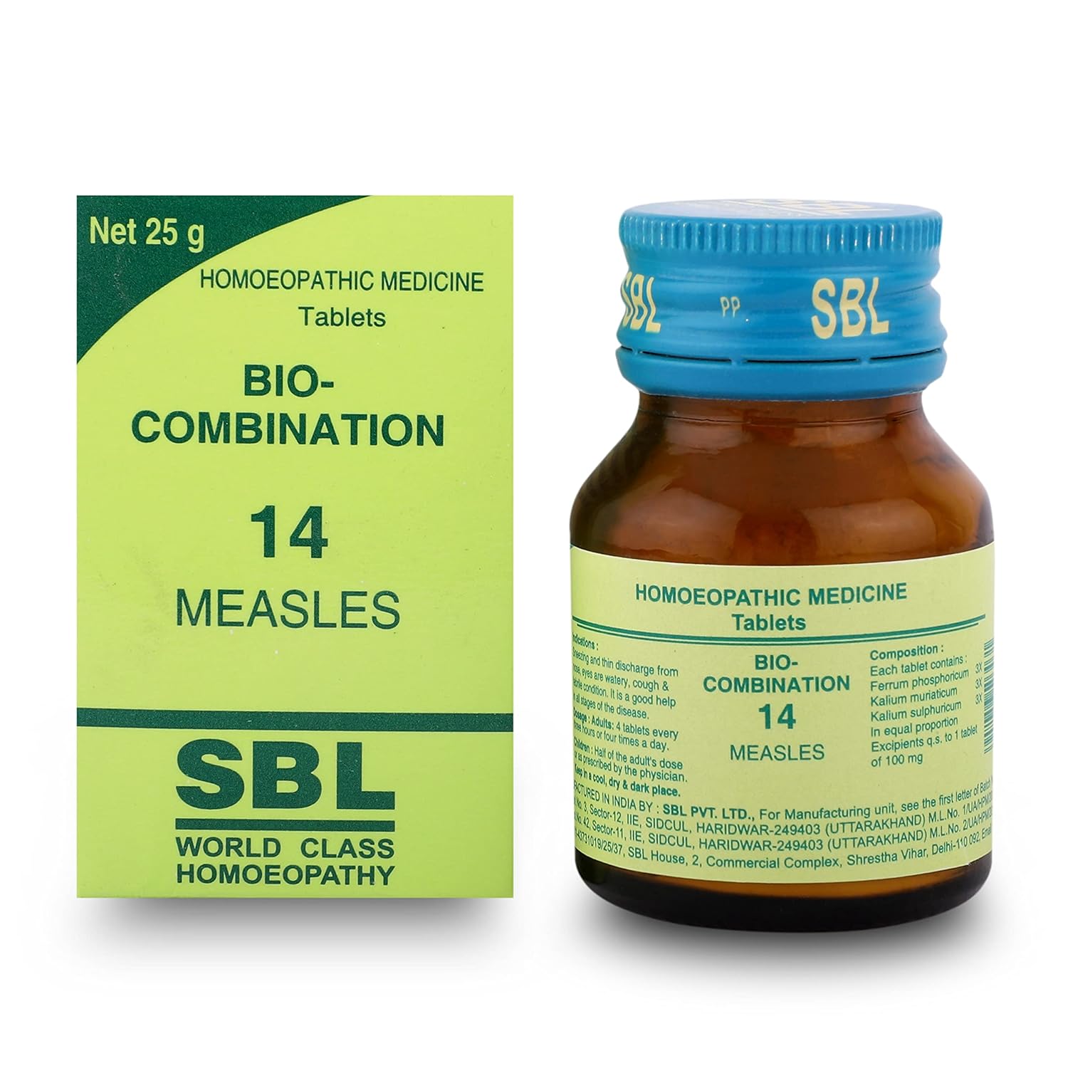 SBL Bio-Combination 14 Measles Tablets