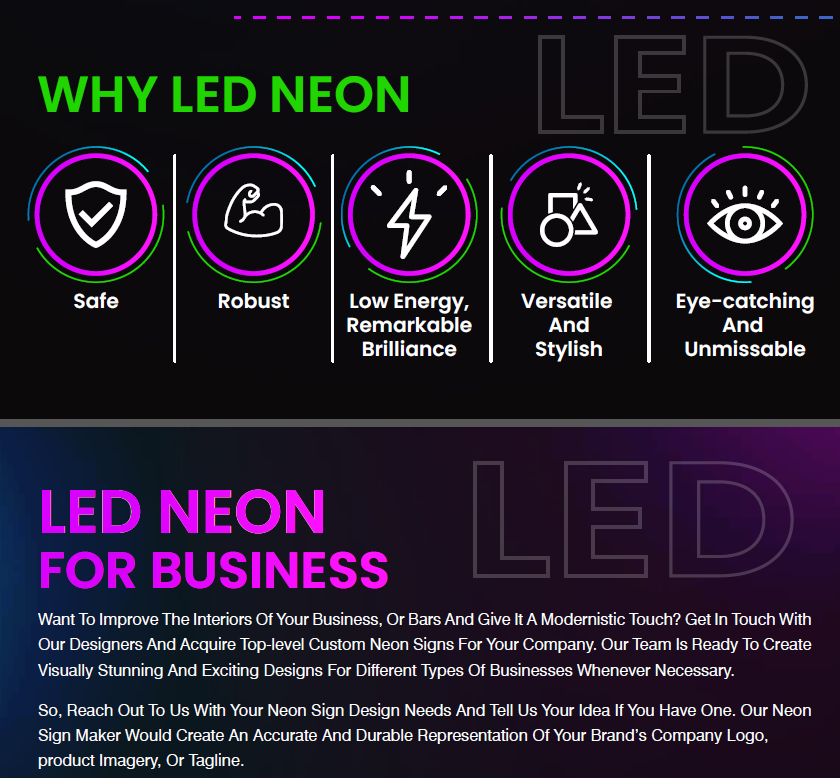 CUSTOM LED NEON SIGN