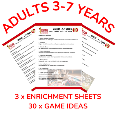Get my free 30 x Game Ideas for your Adult Dog