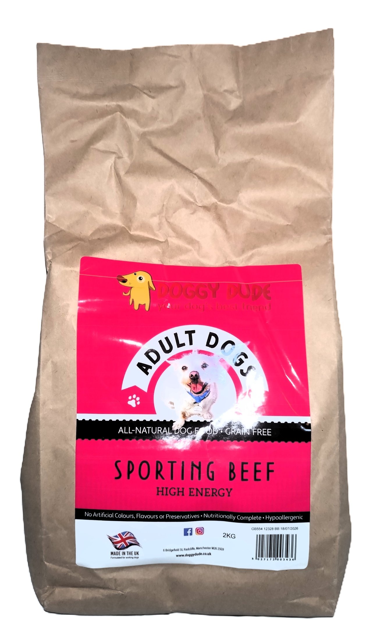 HIGH ENERGY BEEF & SWEET POTATO