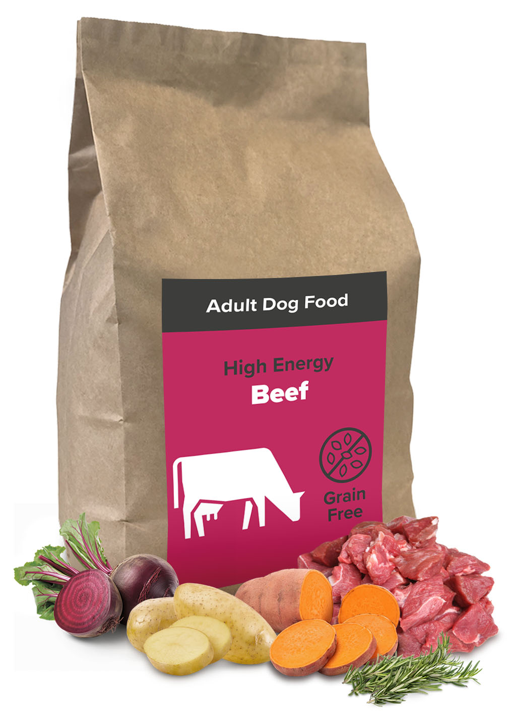 HIGH ENERGY BEEF & SWEET POTATO