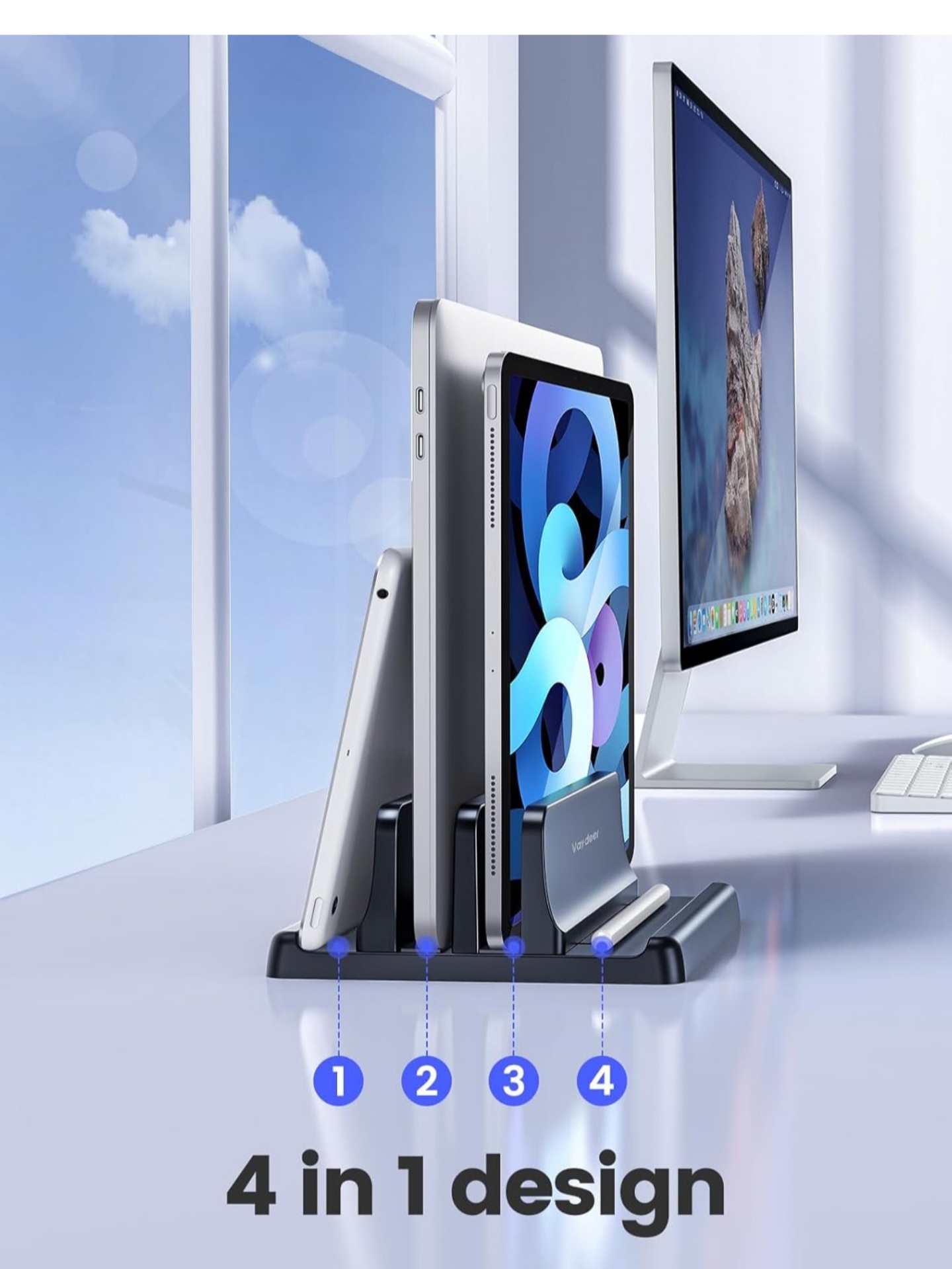 Soporte Vertical Para Laptop y Tablet