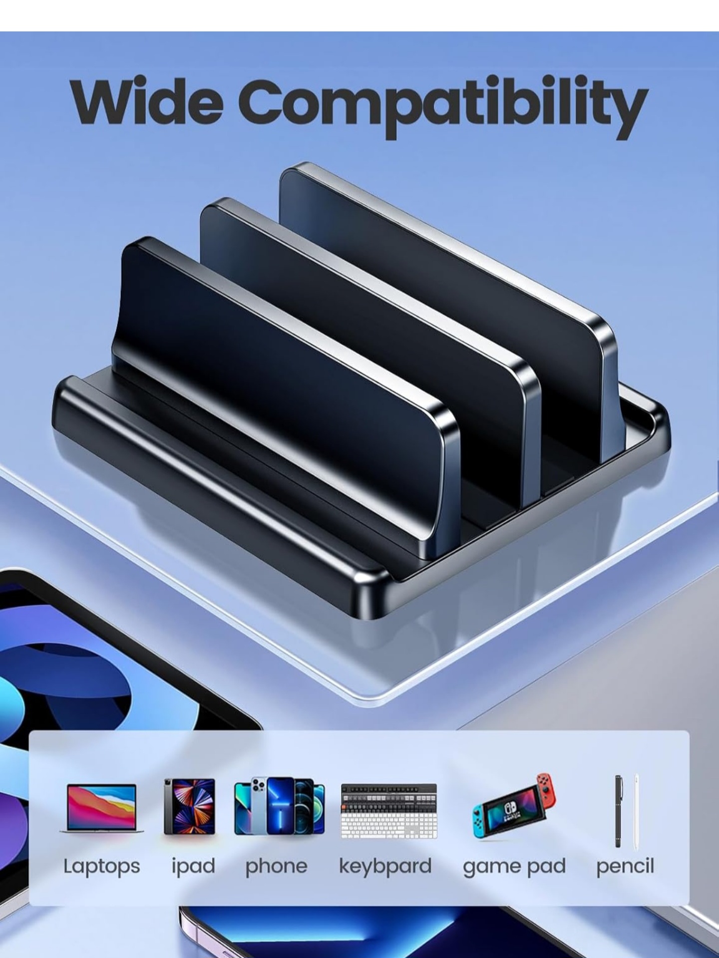 Soporte Vertical Para Laptop y Tablet