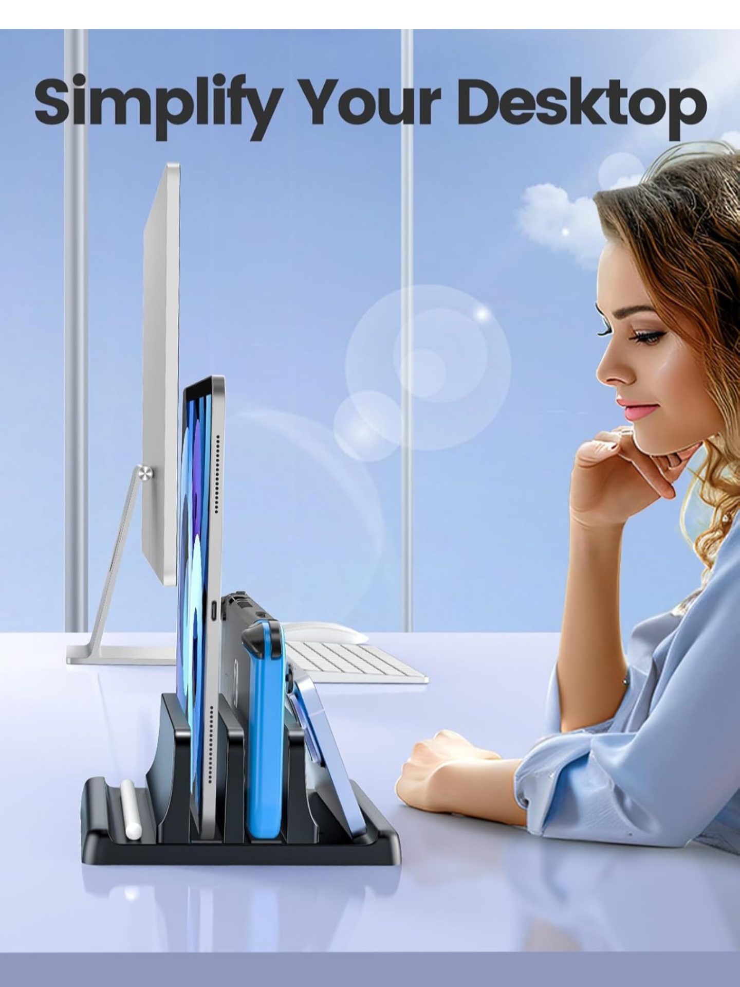 Soporte Vertical Para Laptop y Tablet