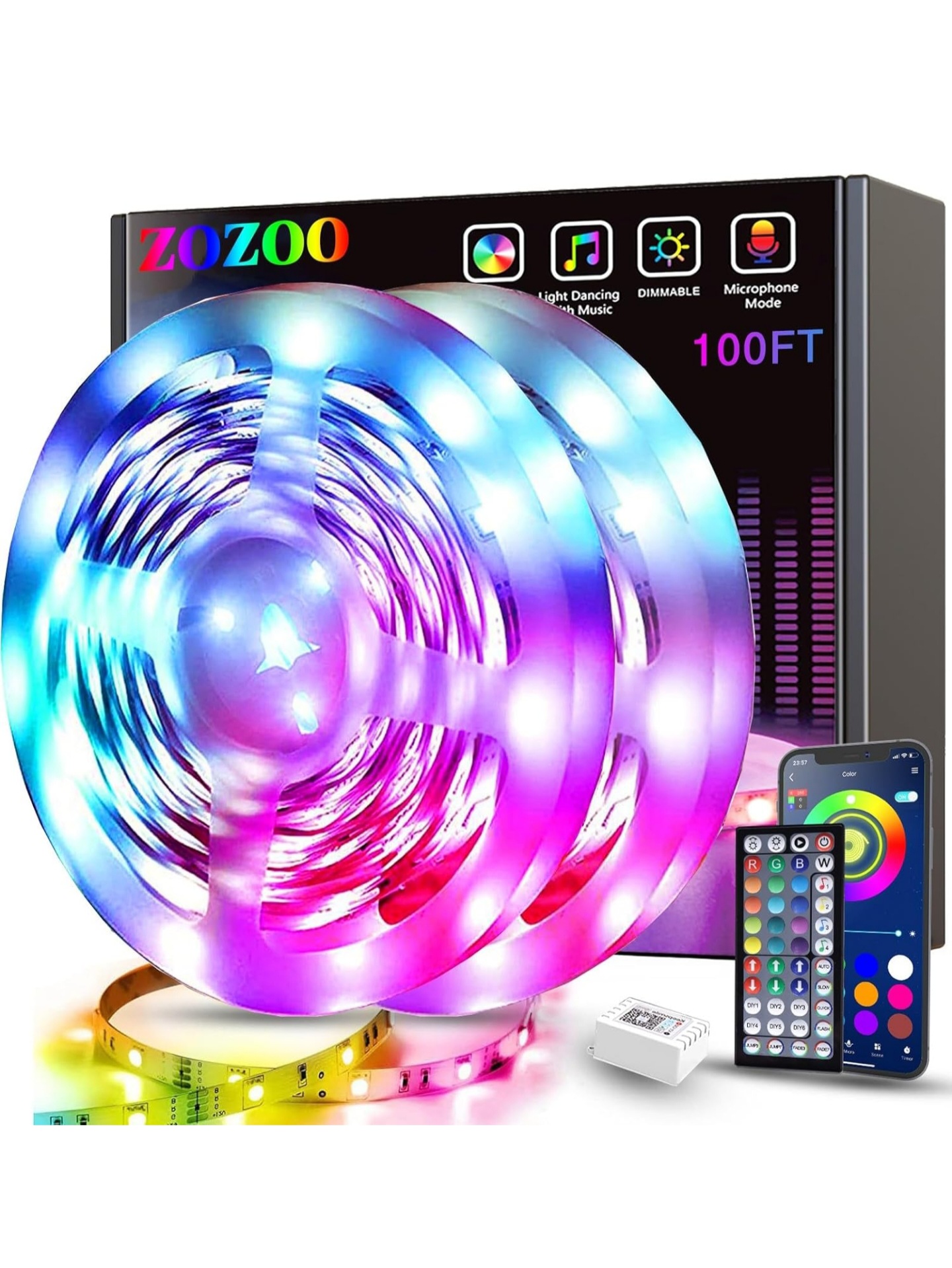 Luces Led de 100 pies 