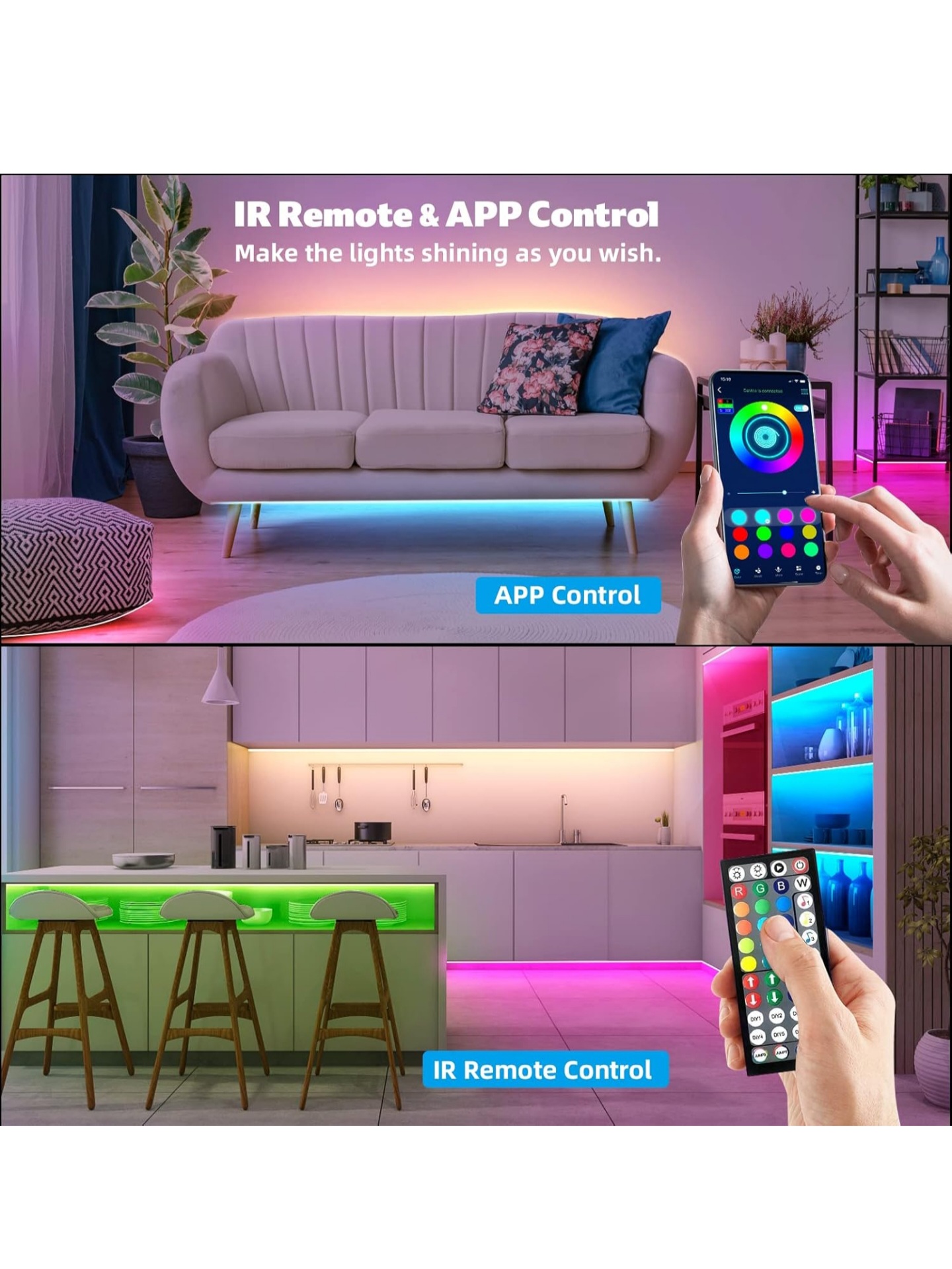 Luces Led de 100 pies 