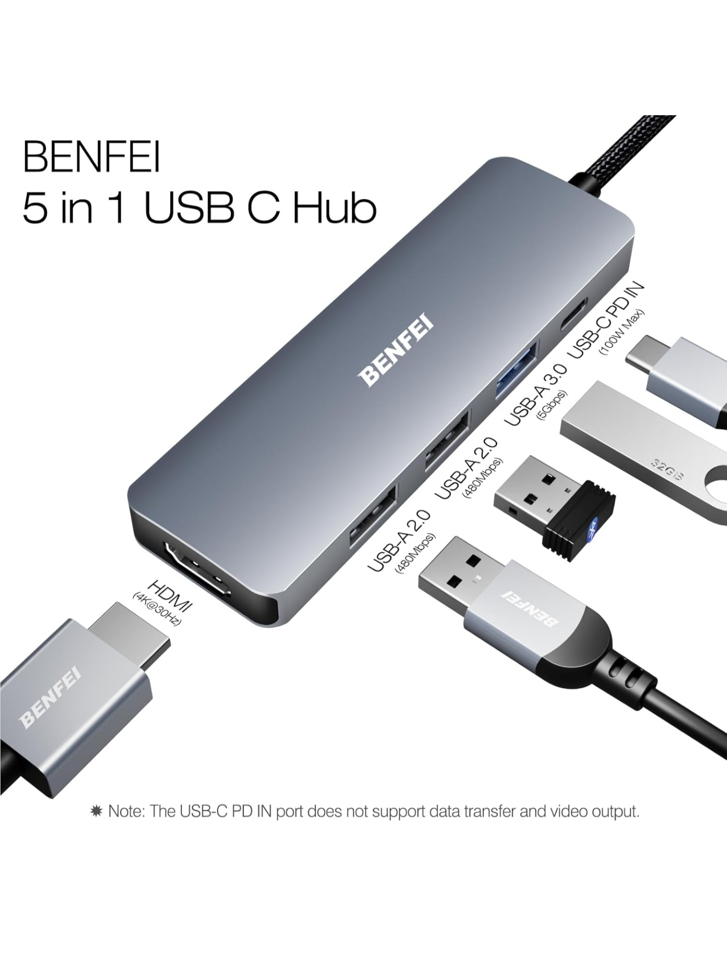 Hub USB-C Benfei