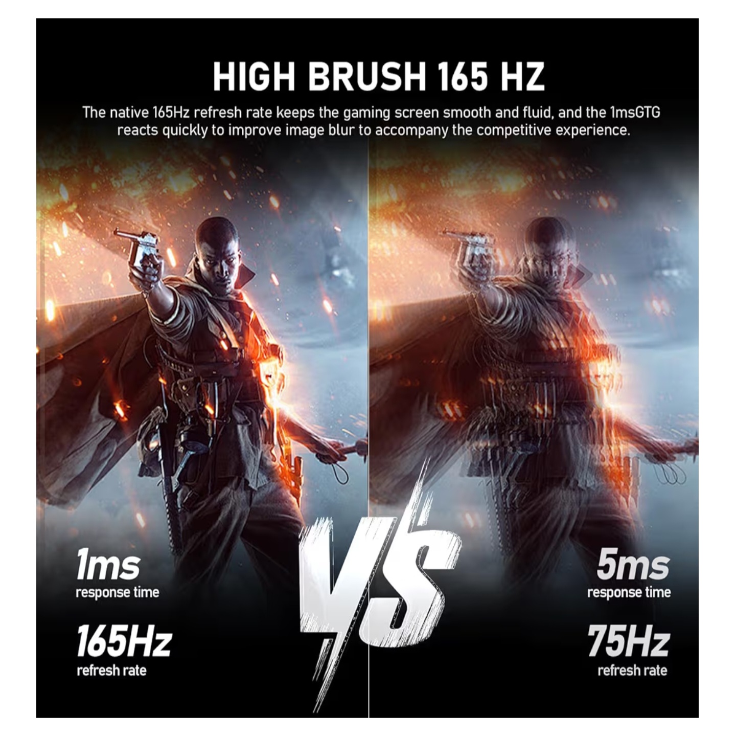 Monitor Gaming Curvo Gawfolk 32” 2K QHD 165Hz