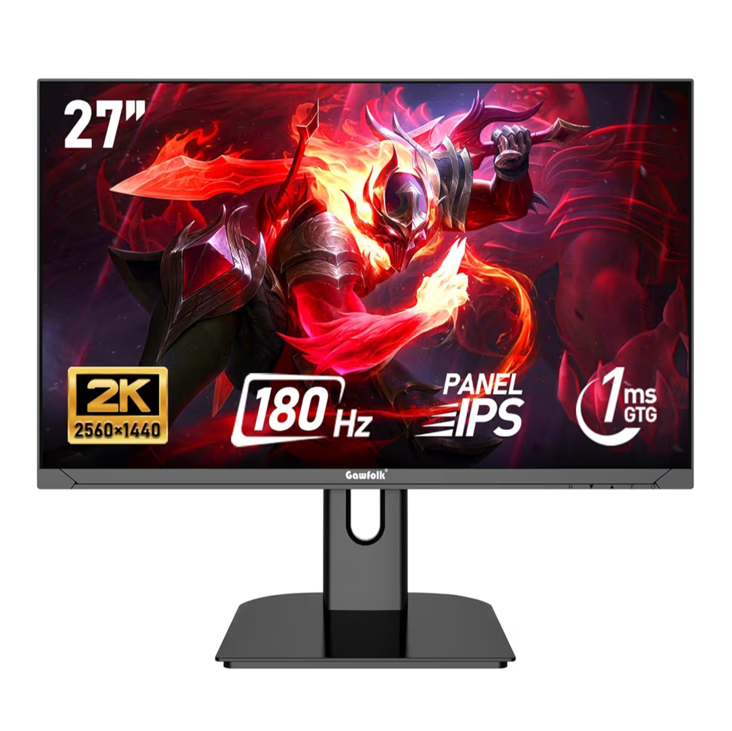 Monitor Gaming Gawfolk 27” 2K QHD 180Hz