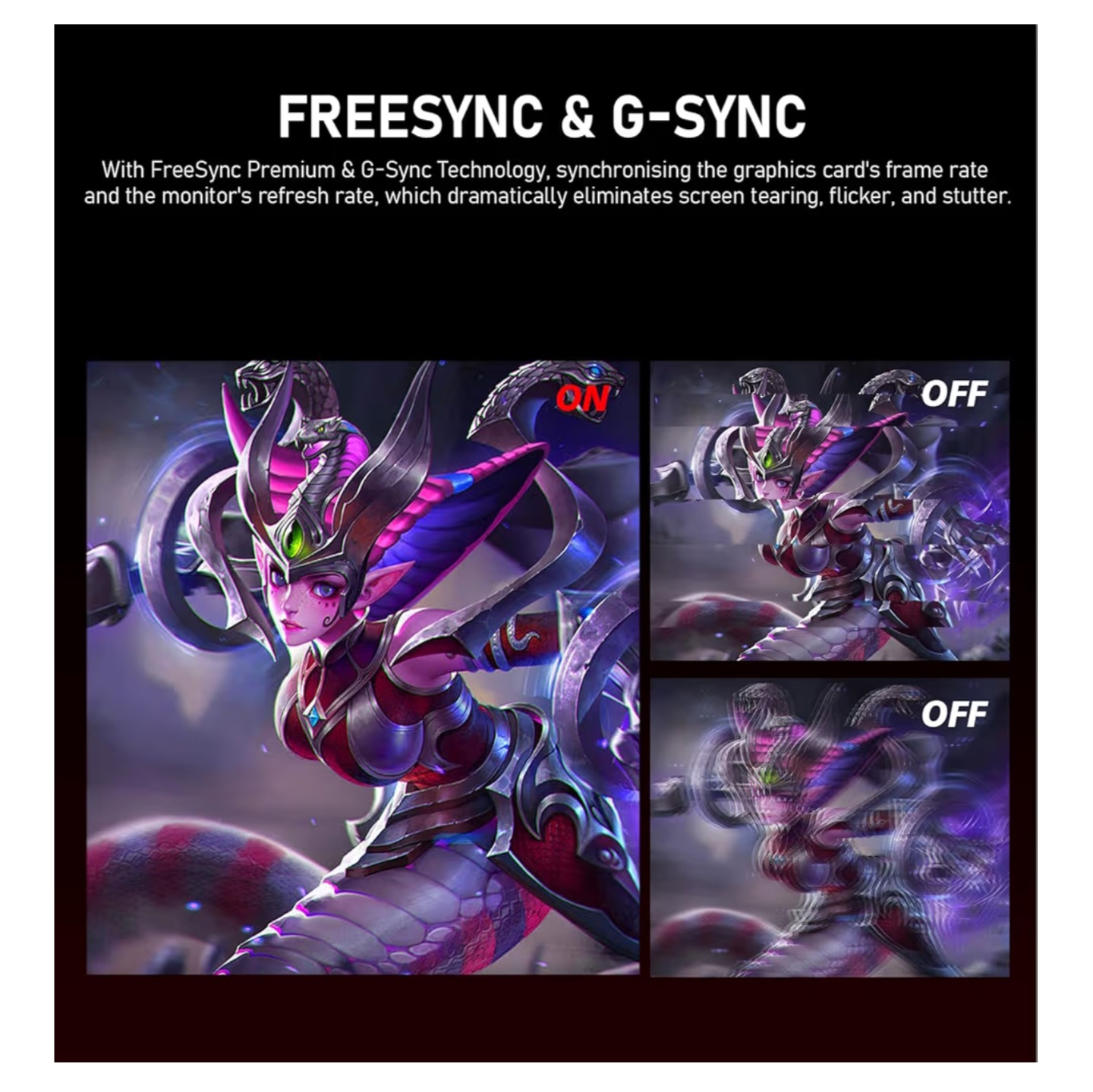 Monitor Gaming Gawfolk 27” 2K QHD 165Hz