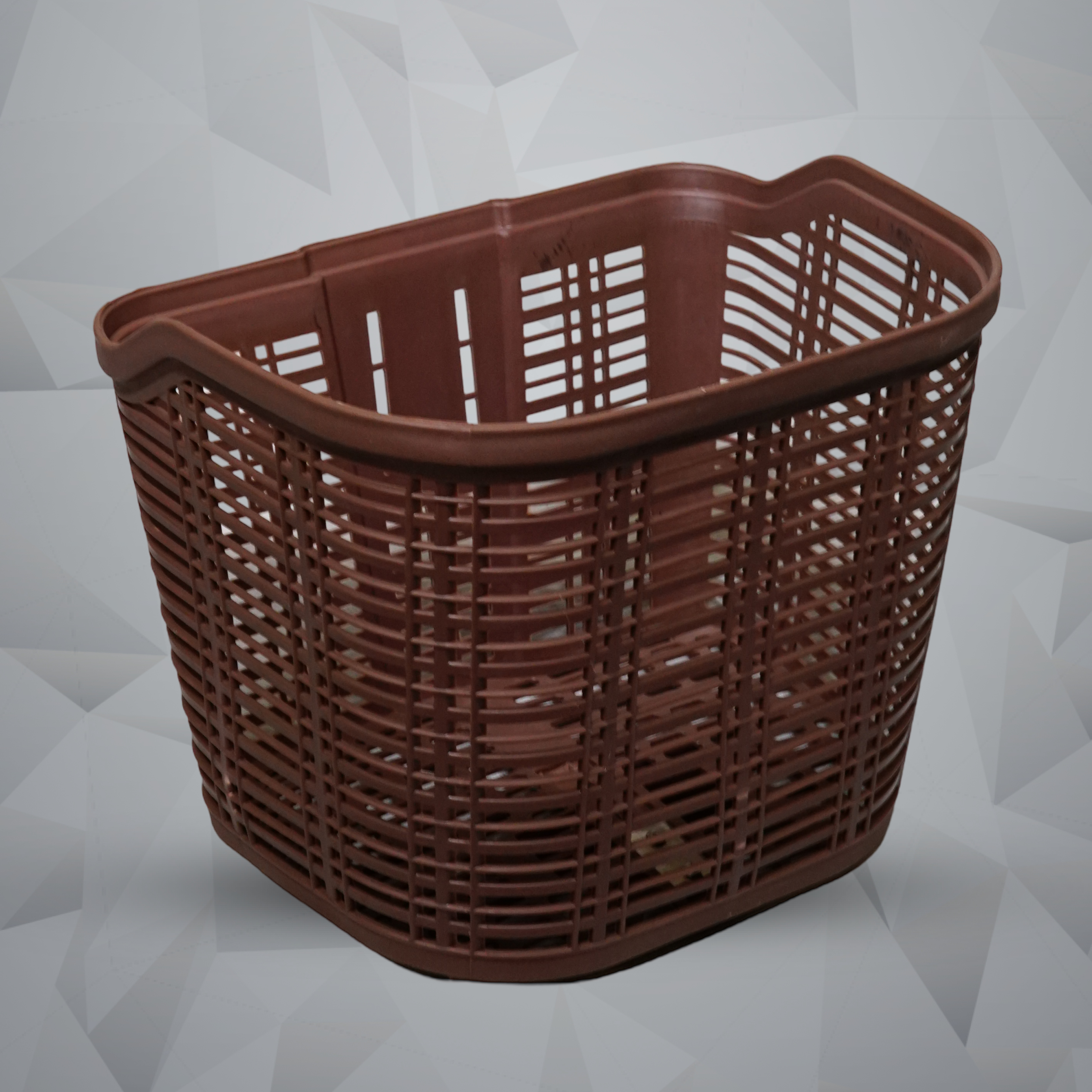 JUHI Front Bicycle Basket | Lightweight Brown Storage, Durable & Easy to Attach