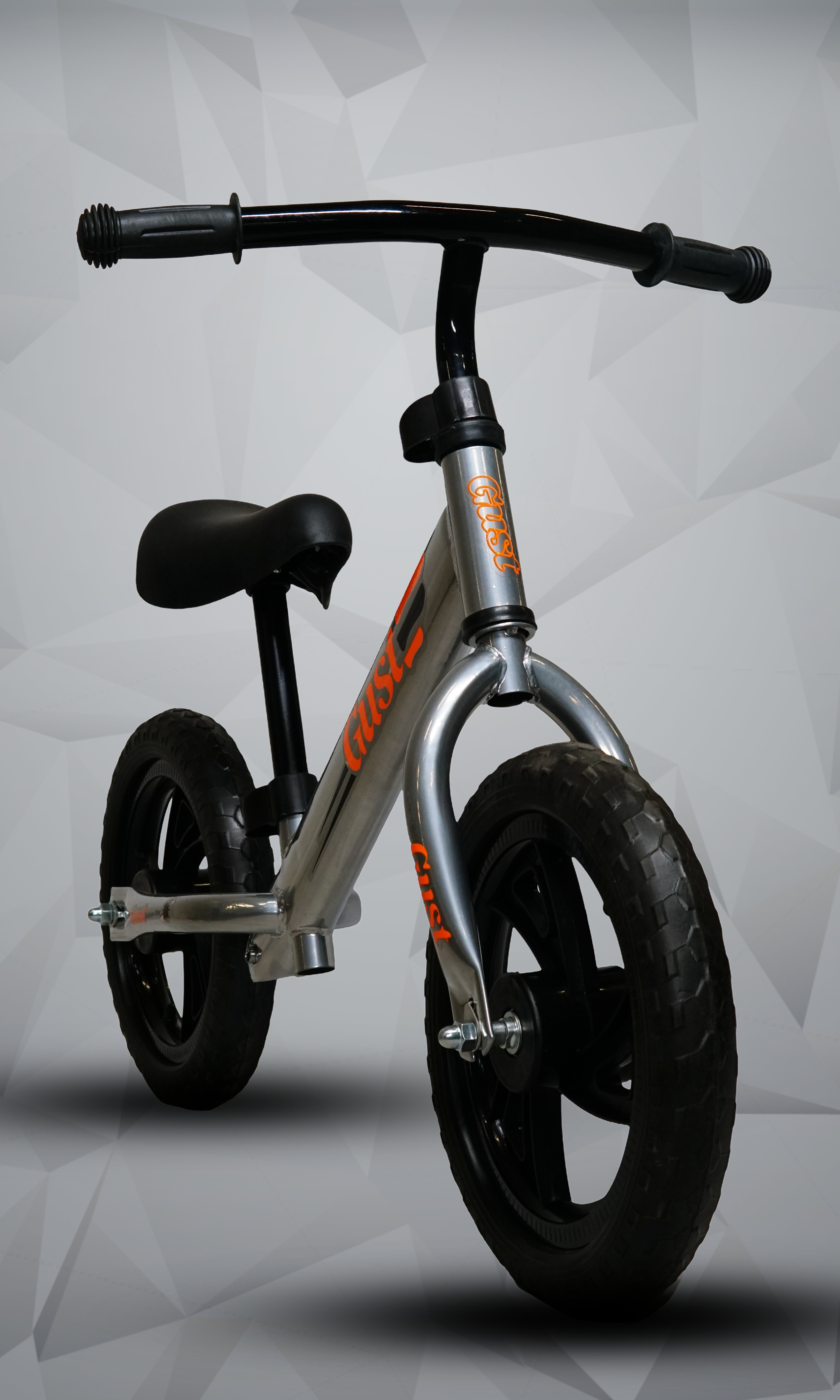 GUST Kids Balance Bike | Lightweight, 12-Inch Airless Tires, Adjustable Seat
