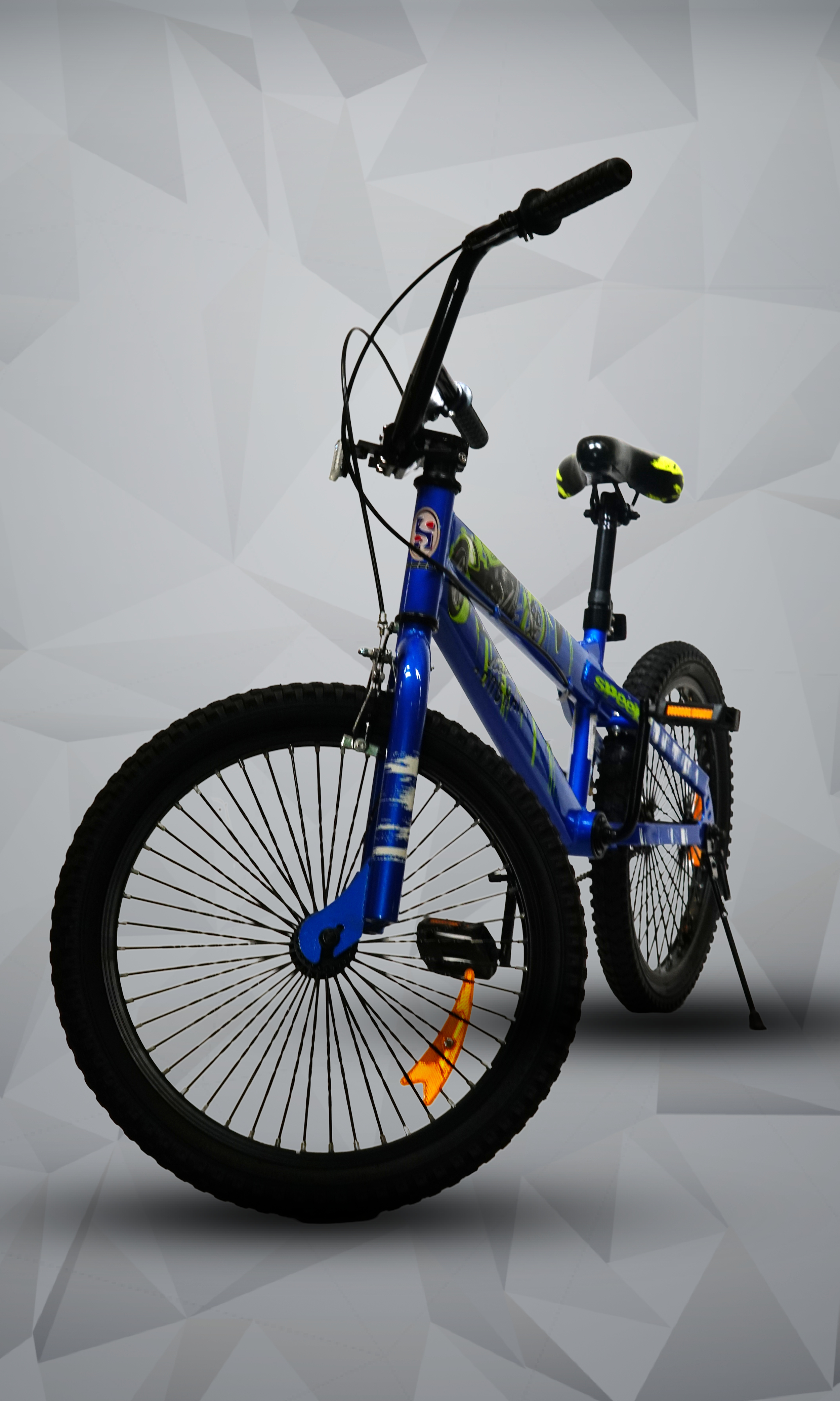Kids BMX Bike | 20-Inch Wheels, Blue Steel Frame, Front & Rear Brakes