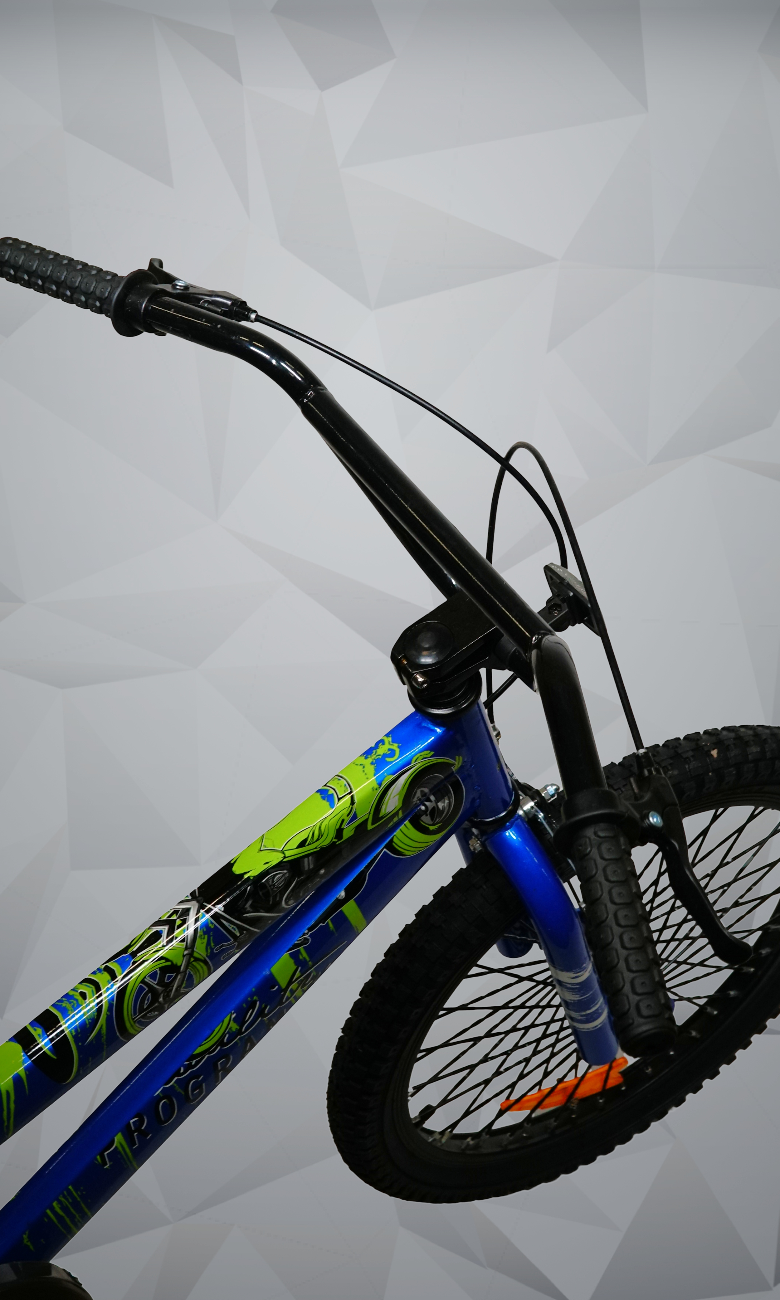 Kids BMX Bike | 20-Inch Wheels, Blue Steel Frame, Front & Rear Brakes